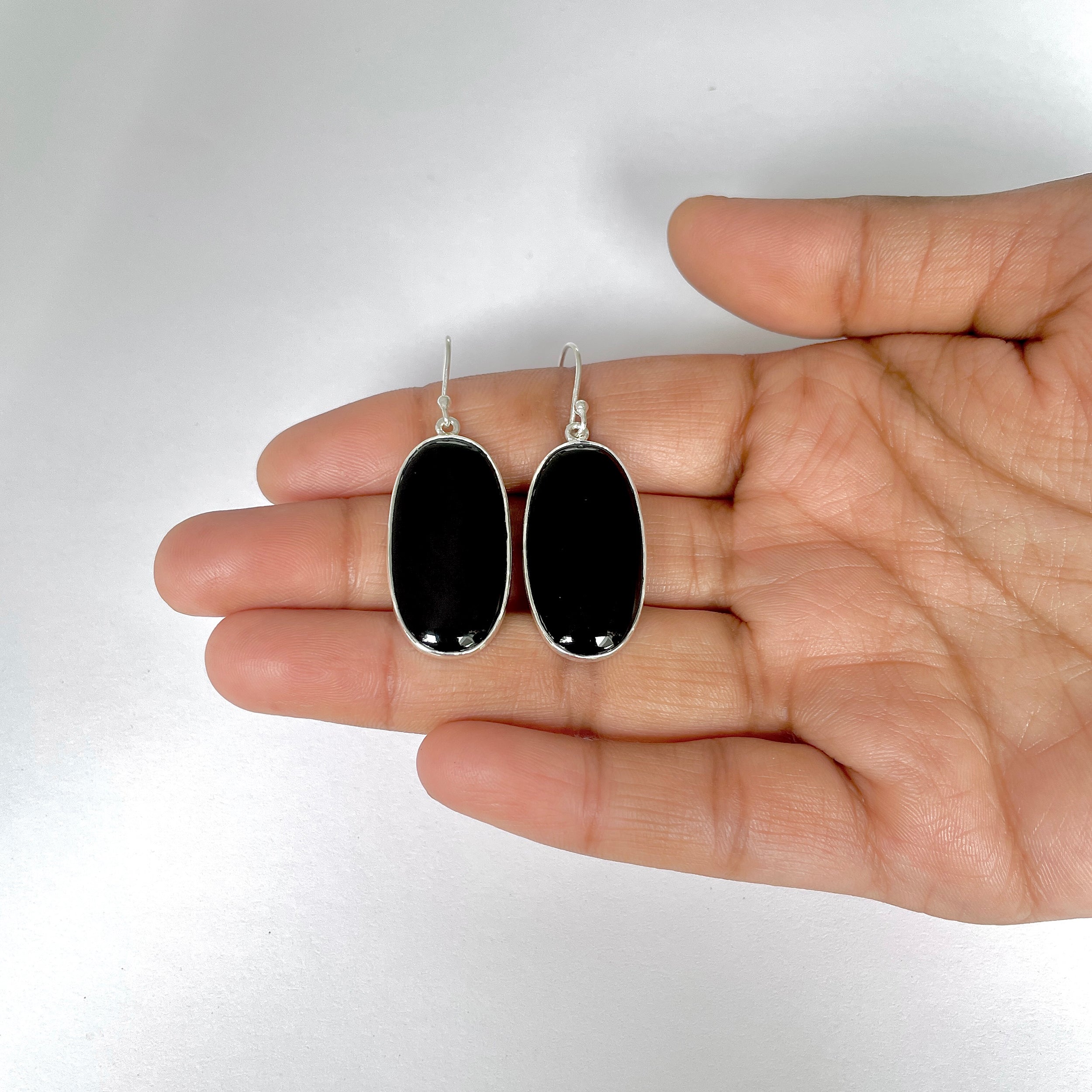Black Onyx Earring-(BOX-3-20)