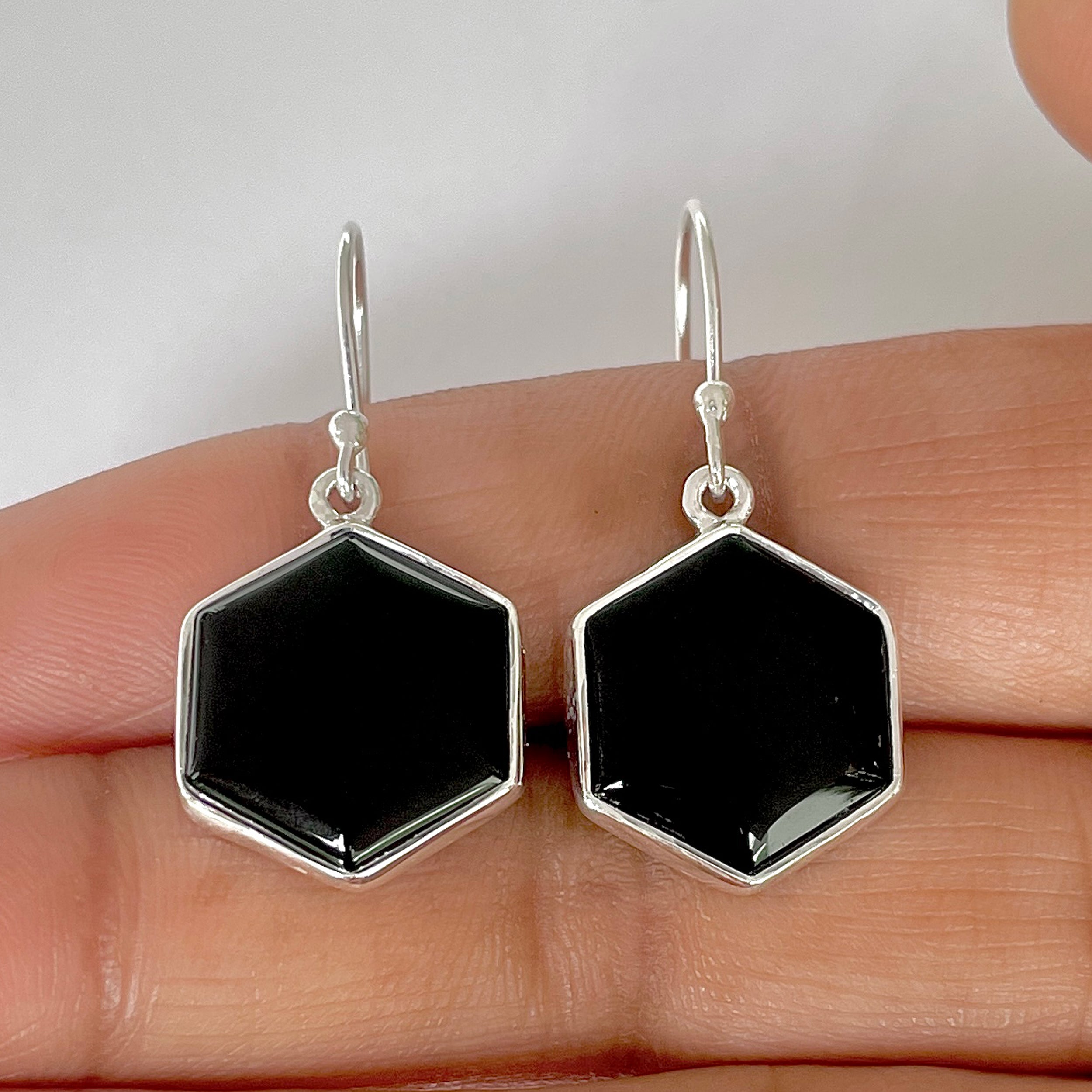 Black Onyx Earring-(BOX-3-21)