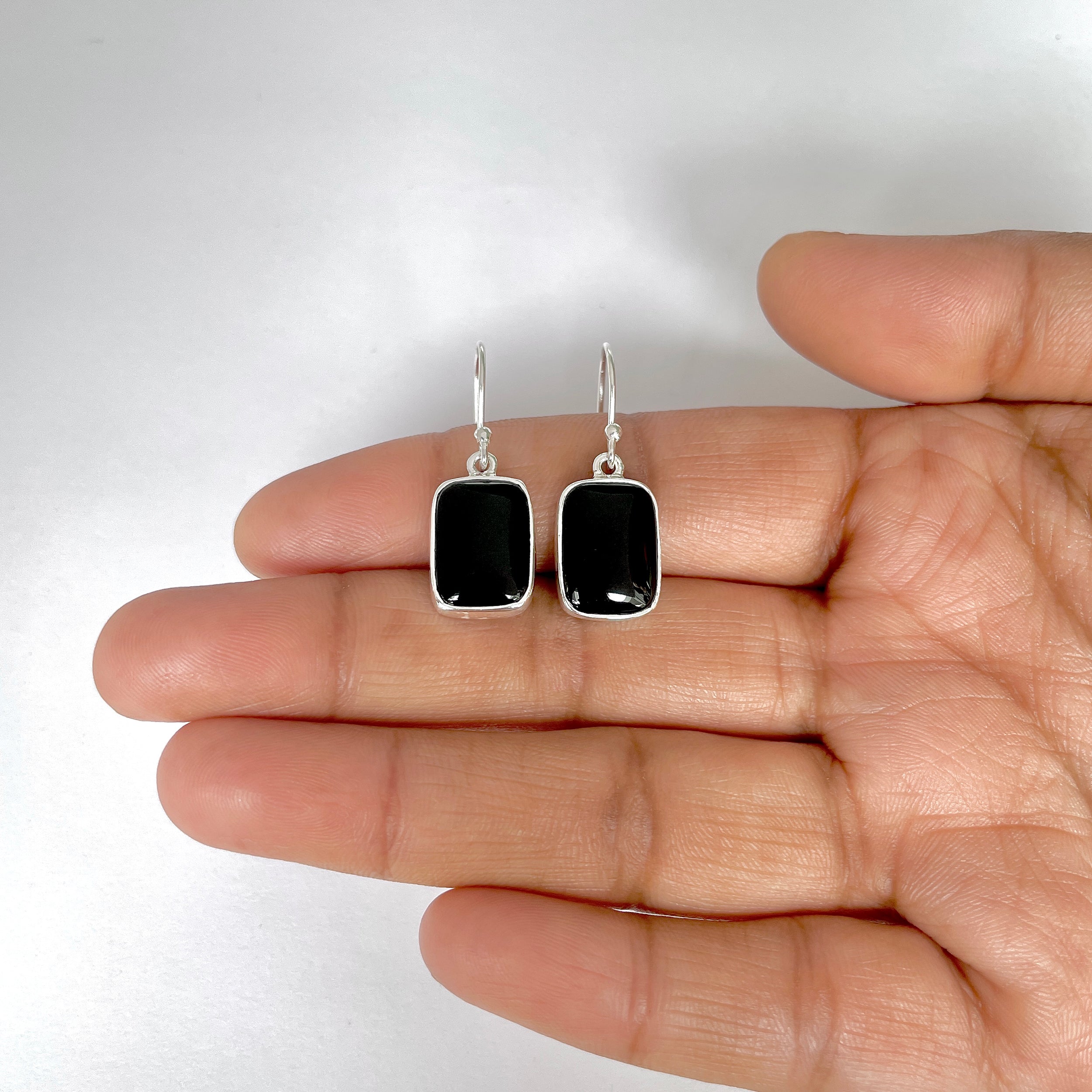 Black Onyx Earring-(BOX-3-26)
