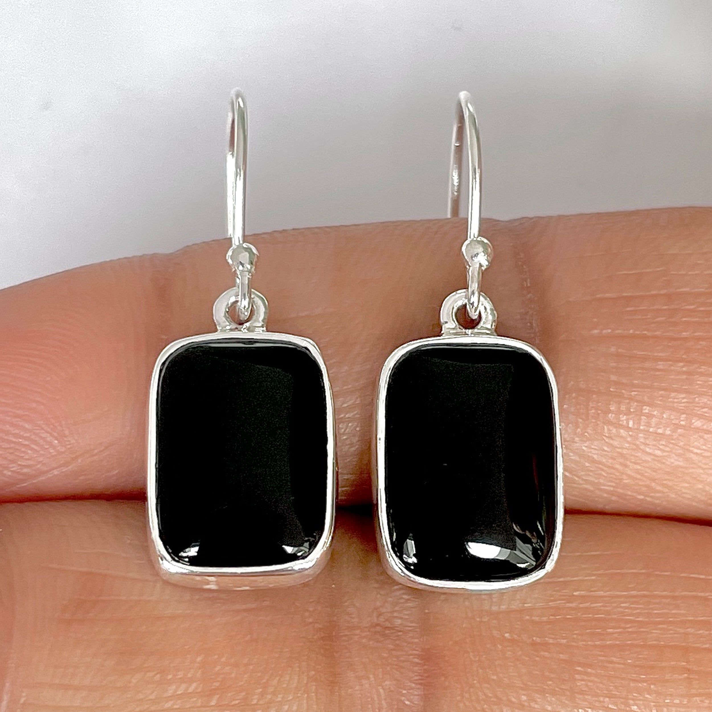 Black Onyx Earring-(BOX-3-26)