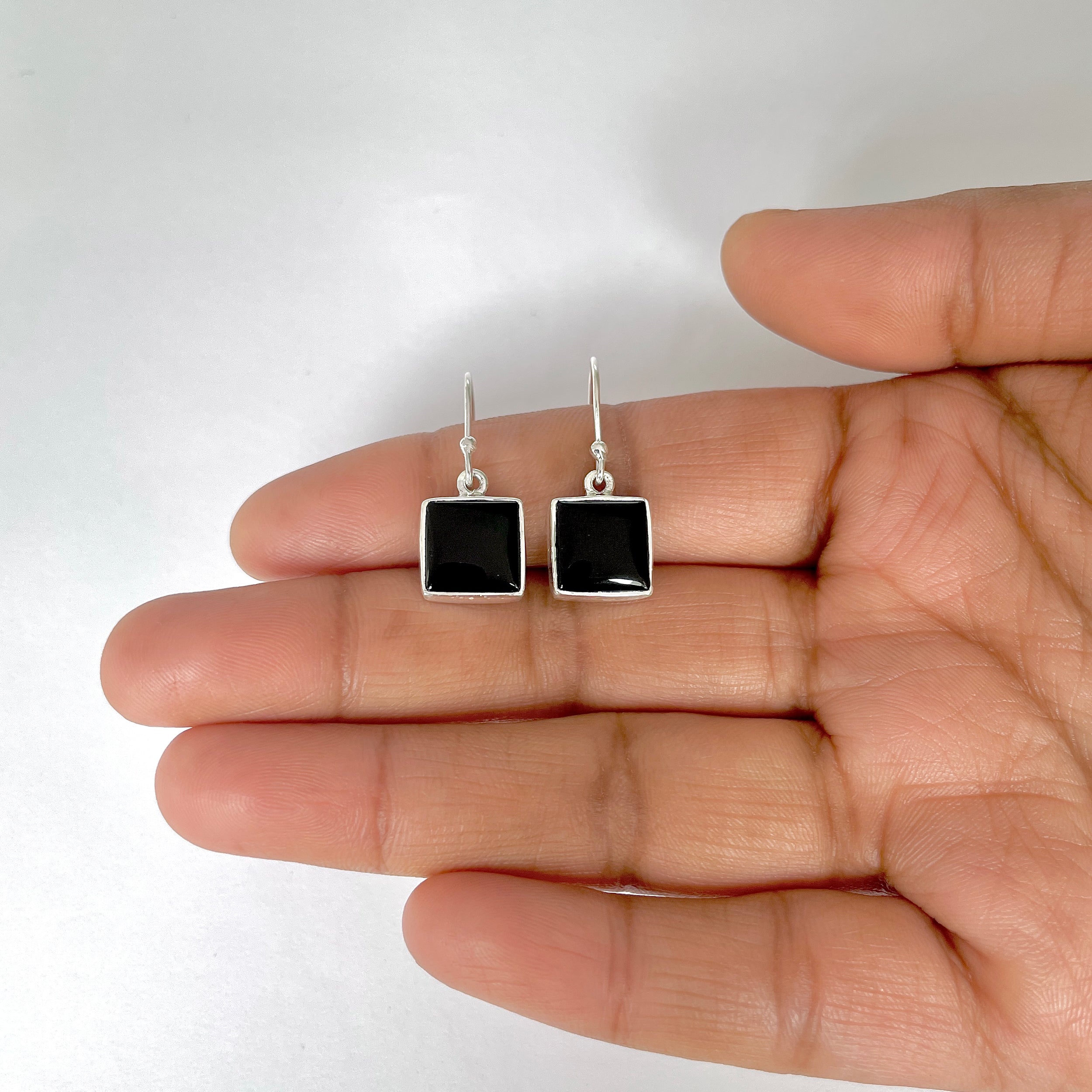Black Onyx Earring-(BOX-3-28)