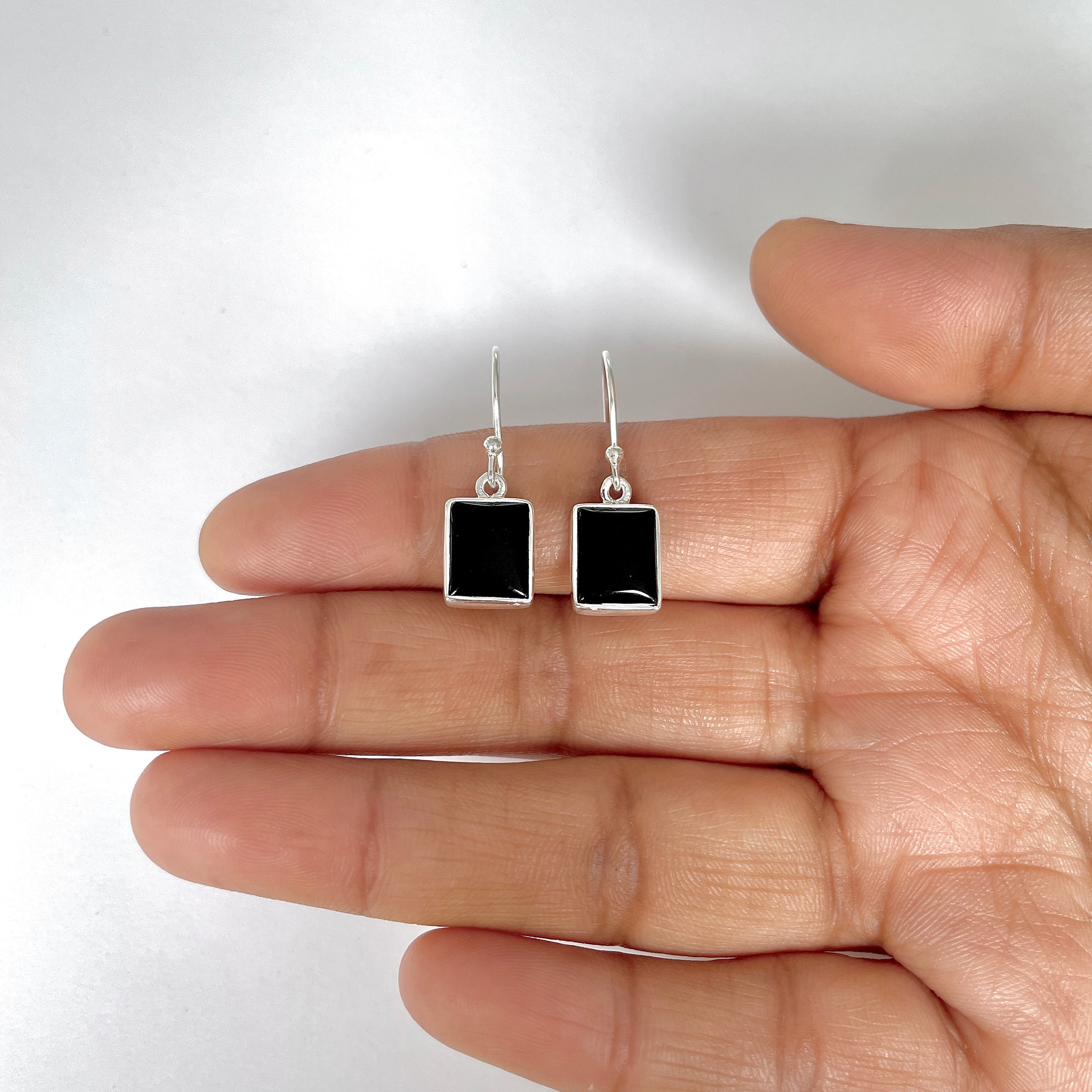 Black Onyx Earring-(BOX-3-29)