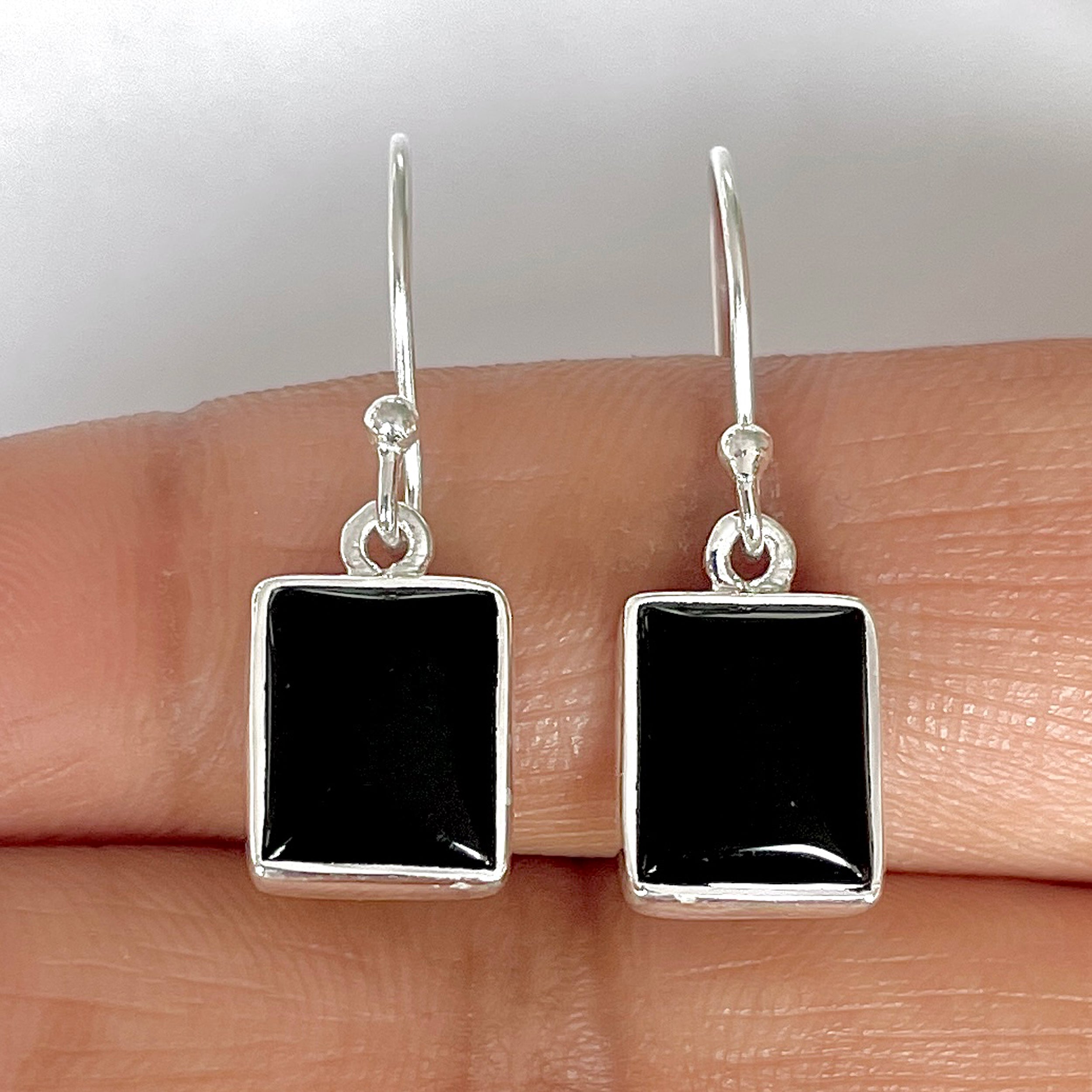 Black Onyx Earring-(BOX-3-29)