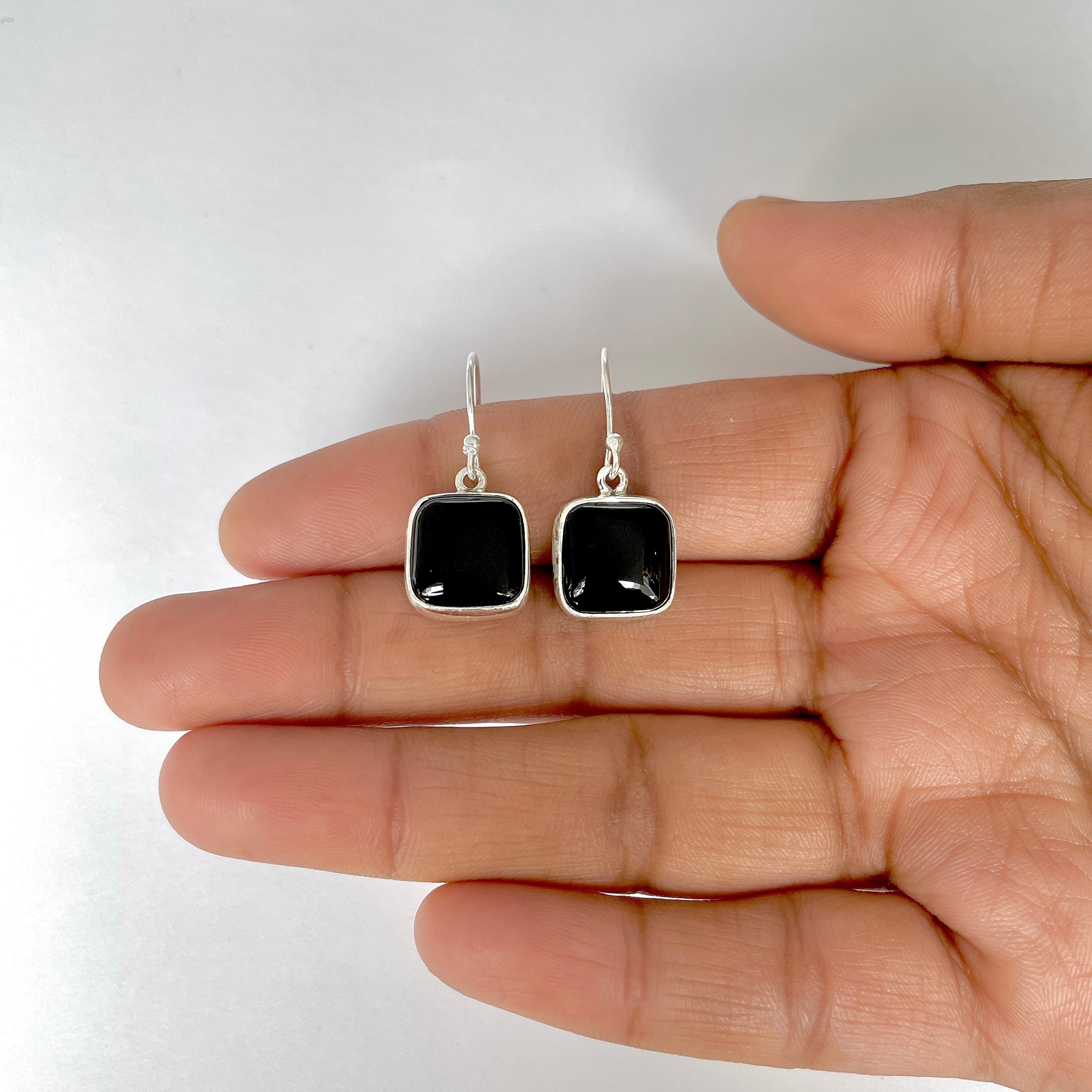 Black Onyx Earring-(BOX-3-31)