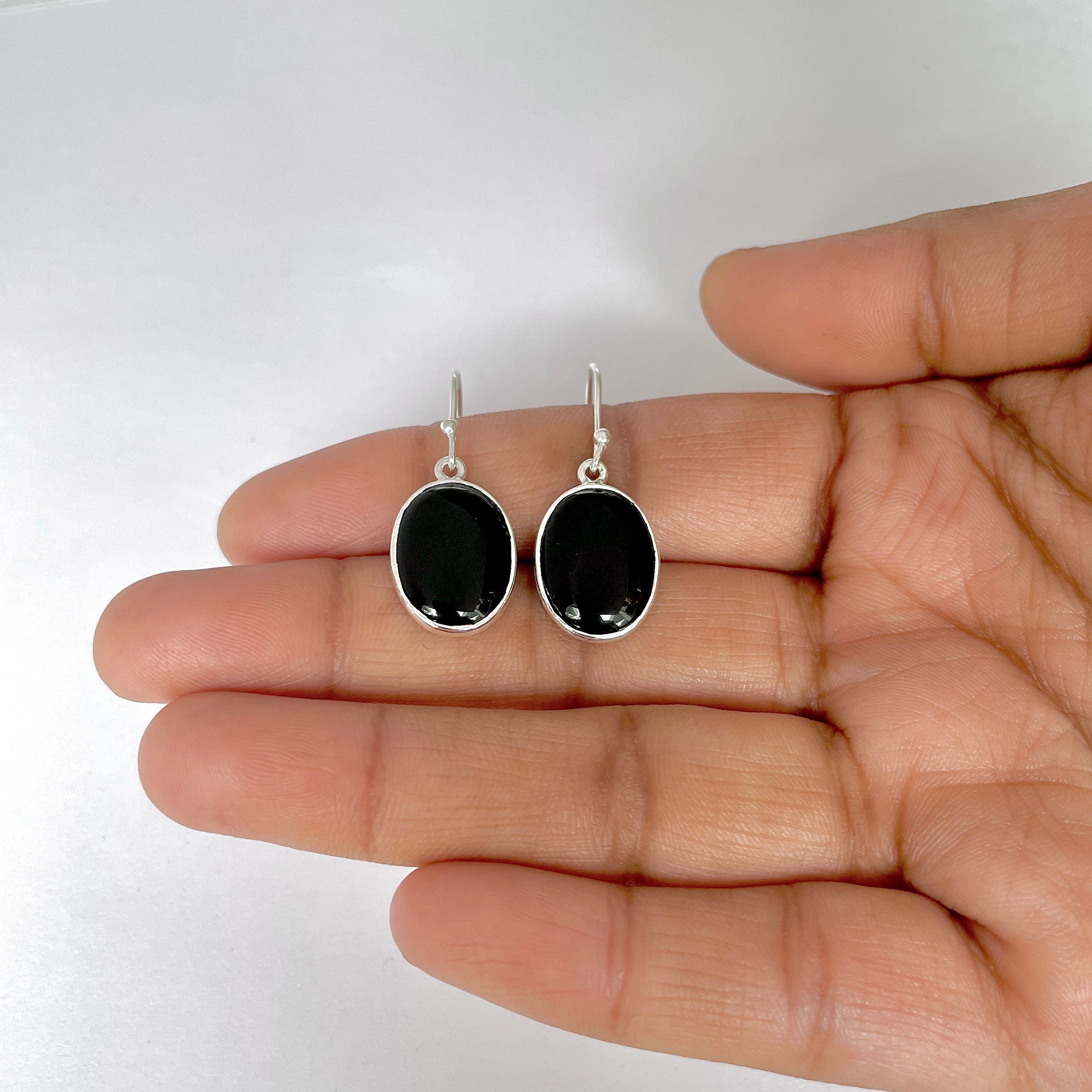 Black Onyx Earring-(BOX-3-32)