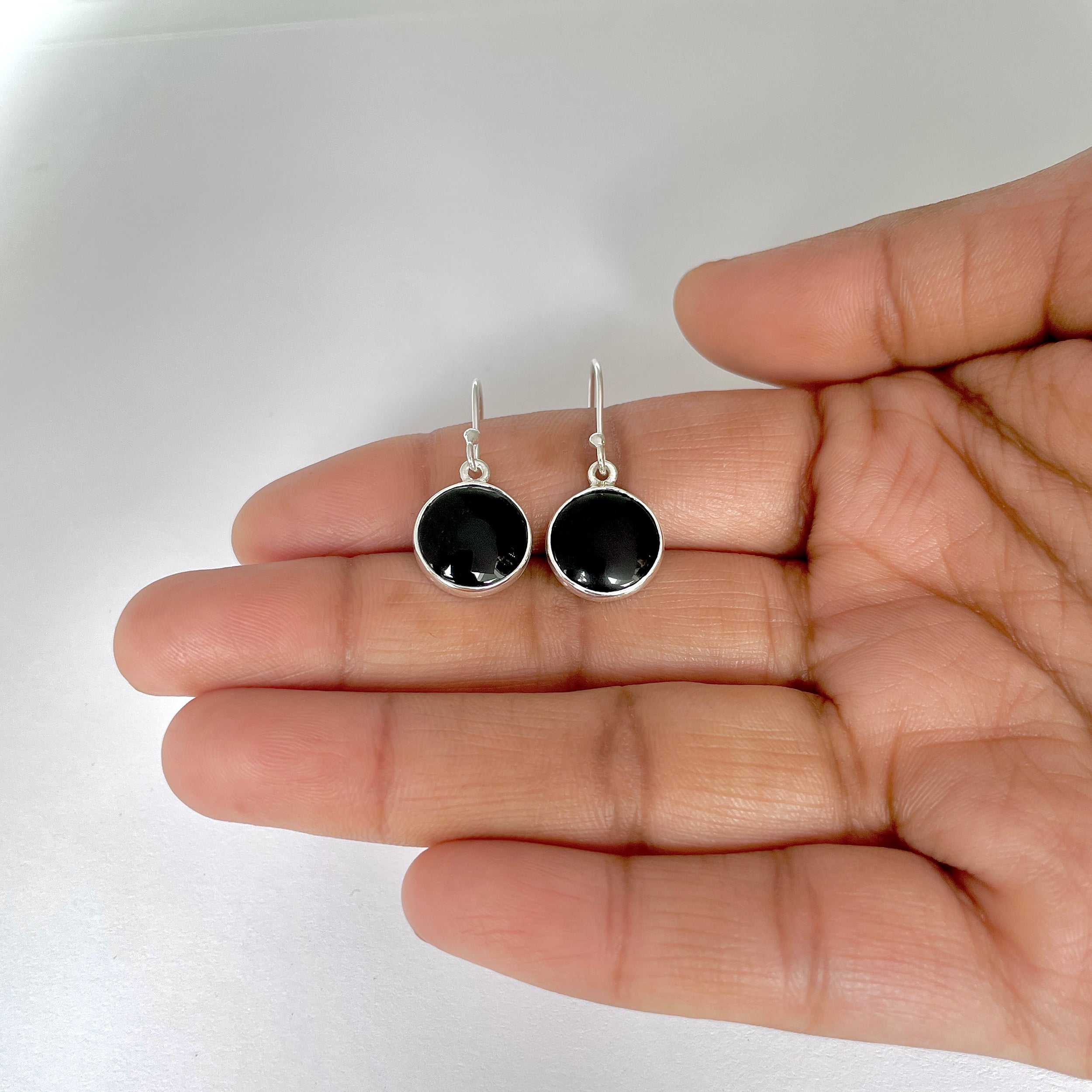 Black Onyx Earring-(BOX-3-33)