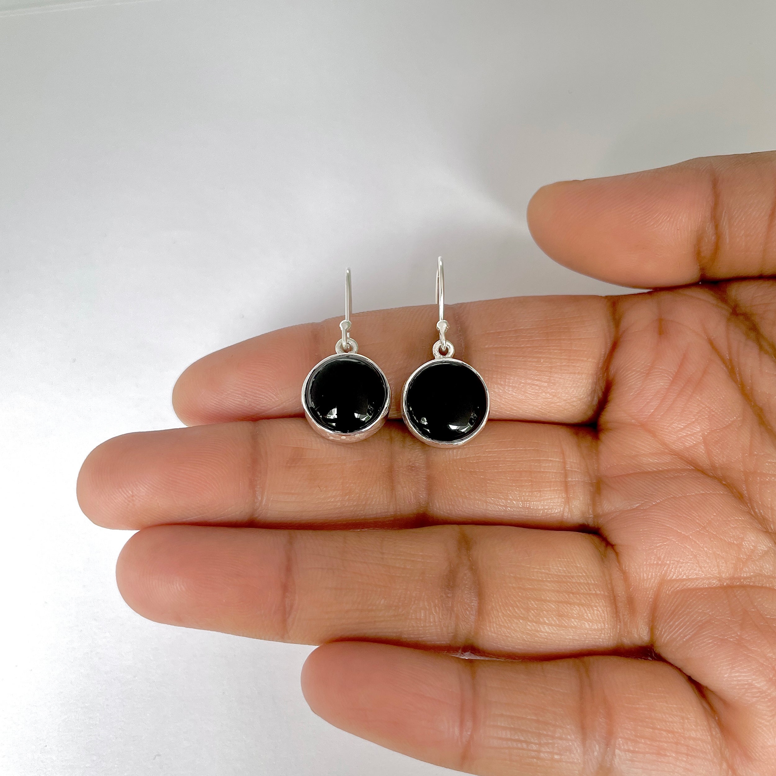 Black Onyx Earring-(BOX-3-37)