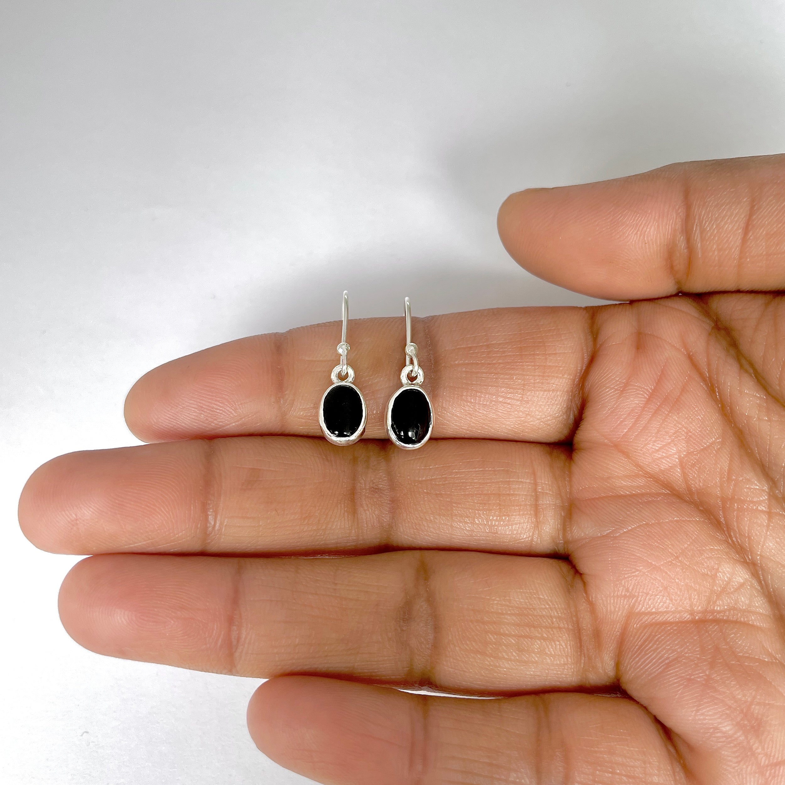 Black Onyx Earring-(BOX-3-38)