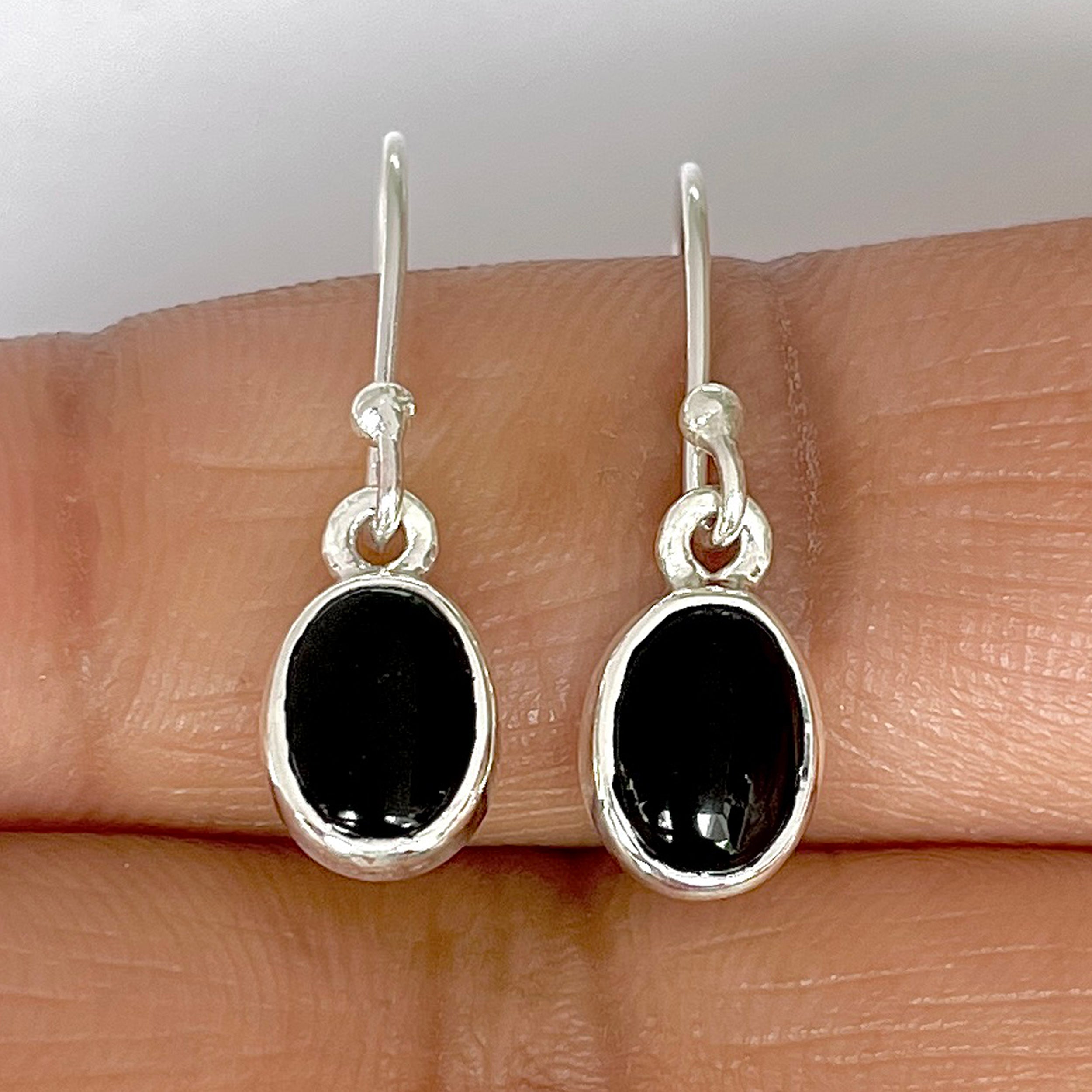 Black Onyx Earring-(BOX-3-38)