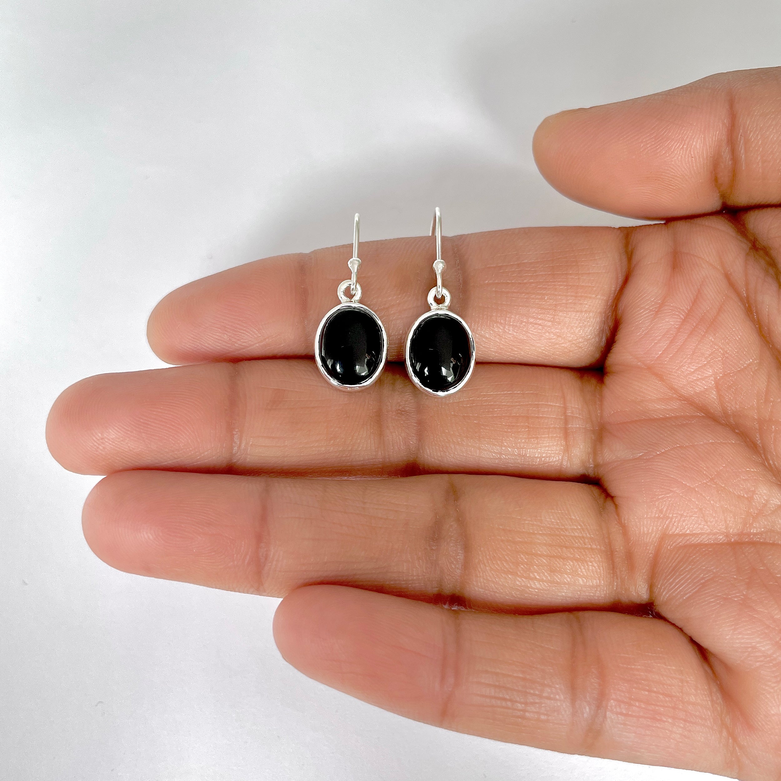 Black Onyx Earring-(BOX-3-40)
