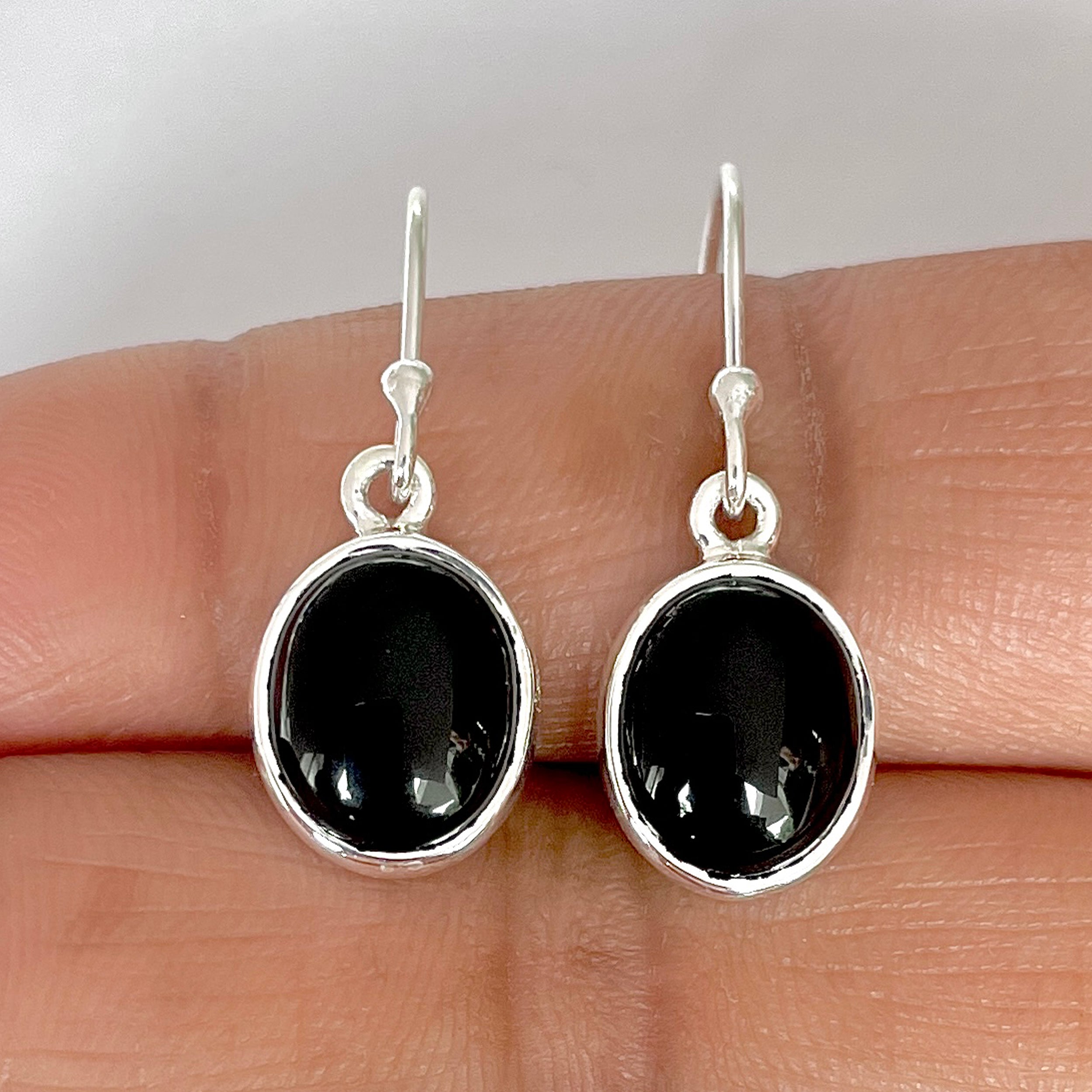 Black Onyx Earring-(BOX-3-40)