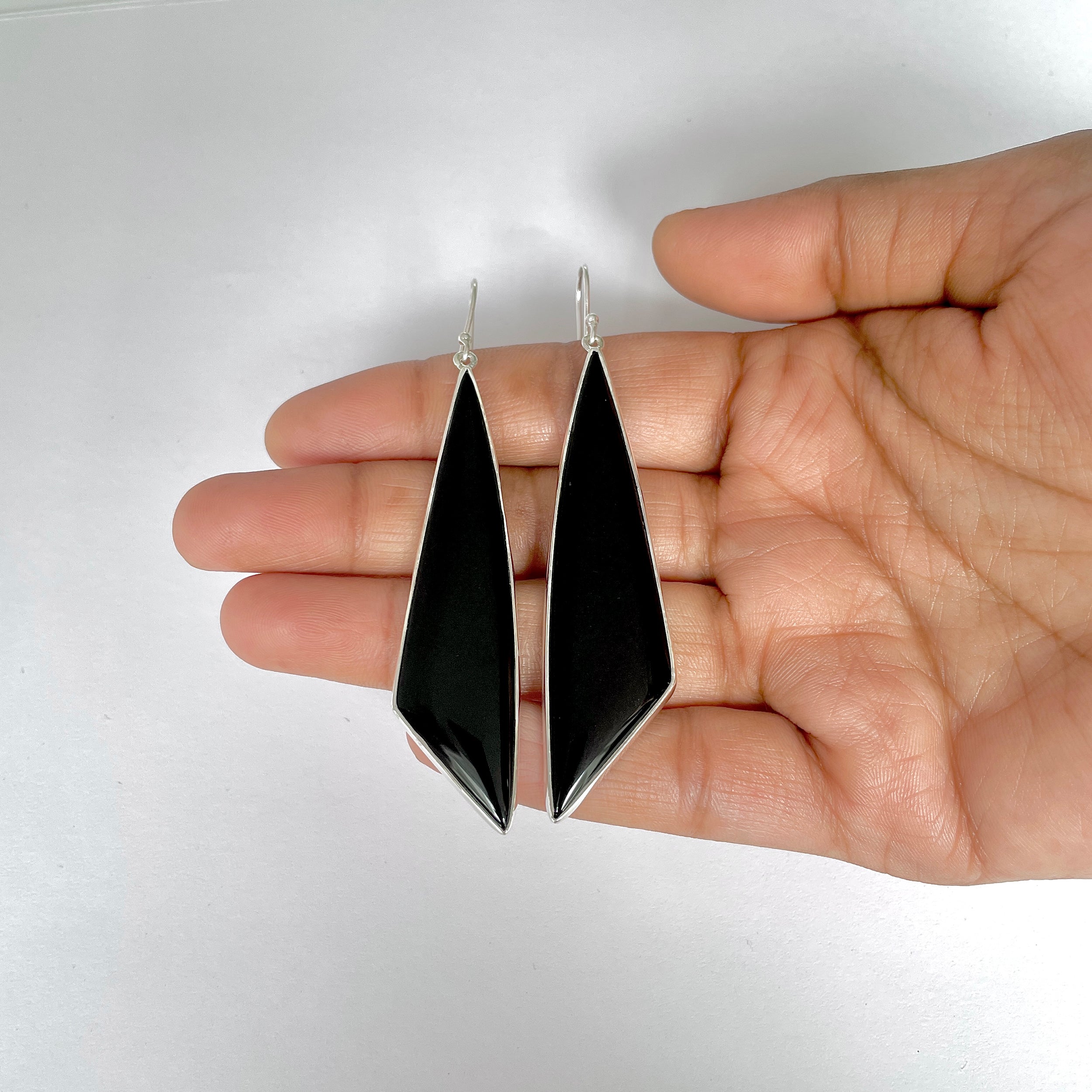 Black Onyx Earring-(BOX-3-41)