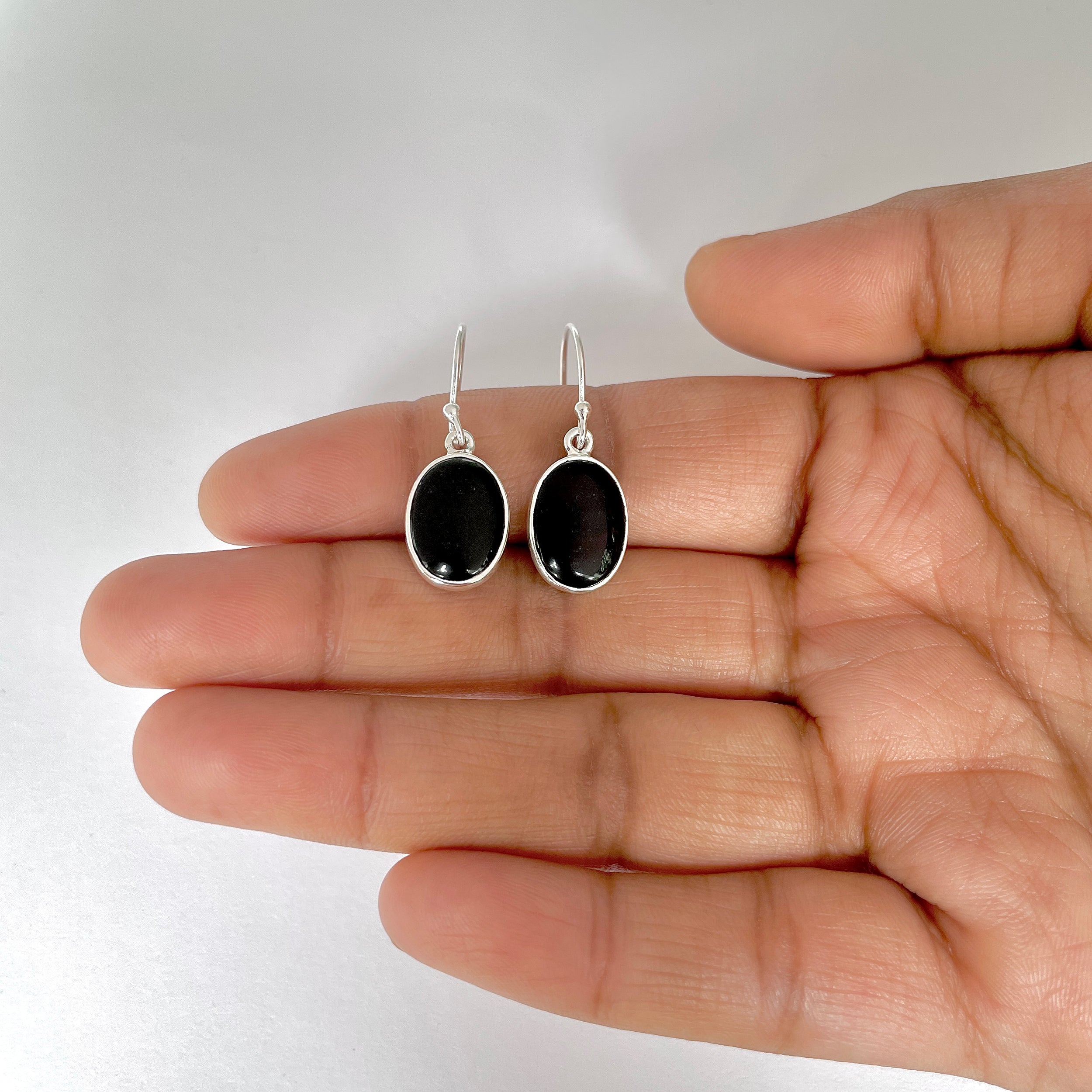 Black Onyx Earring-(BOX-3-42)