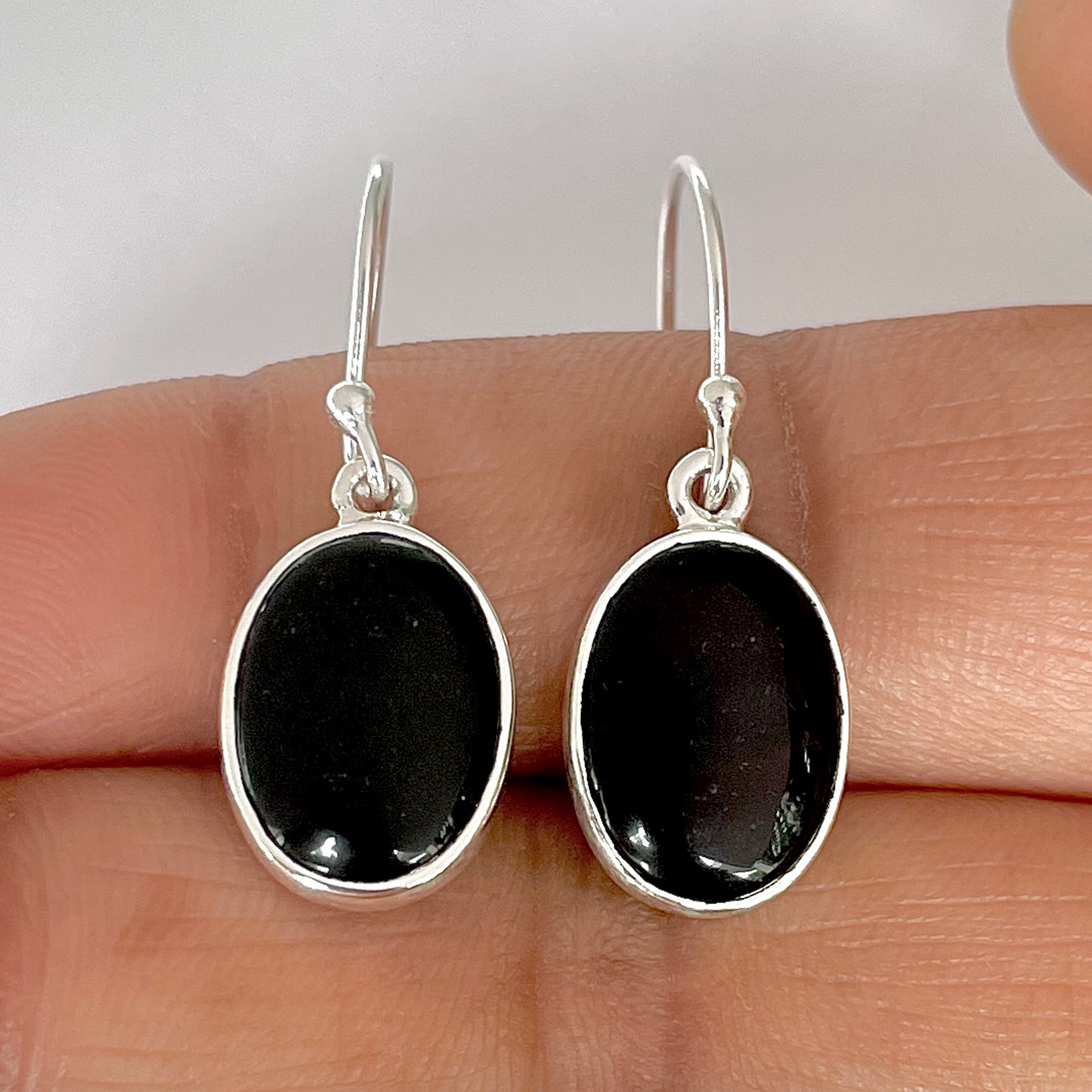 Black Onyx Earring-(BOX-3-42)