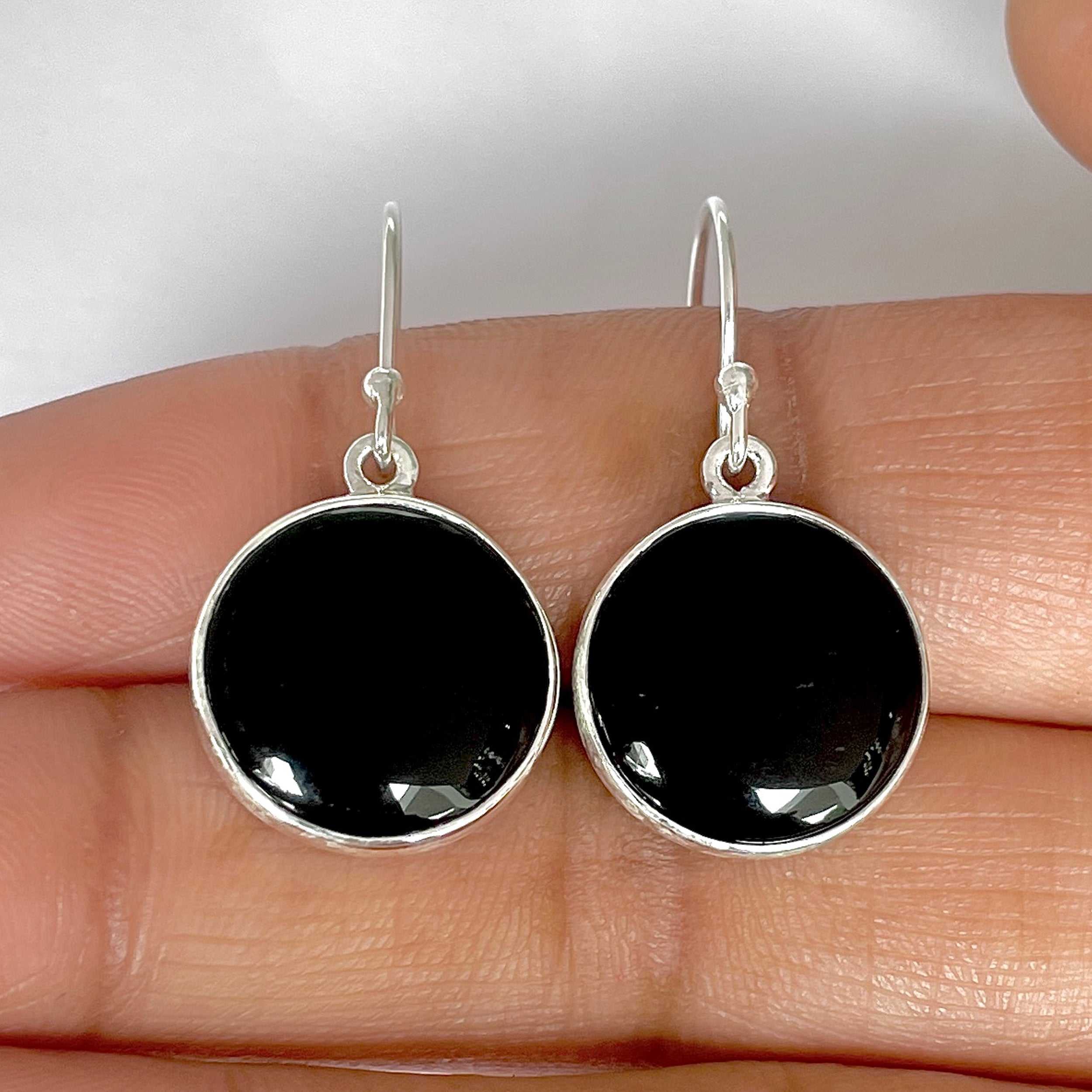 Black Onyx Earring-(BOX-3-43)