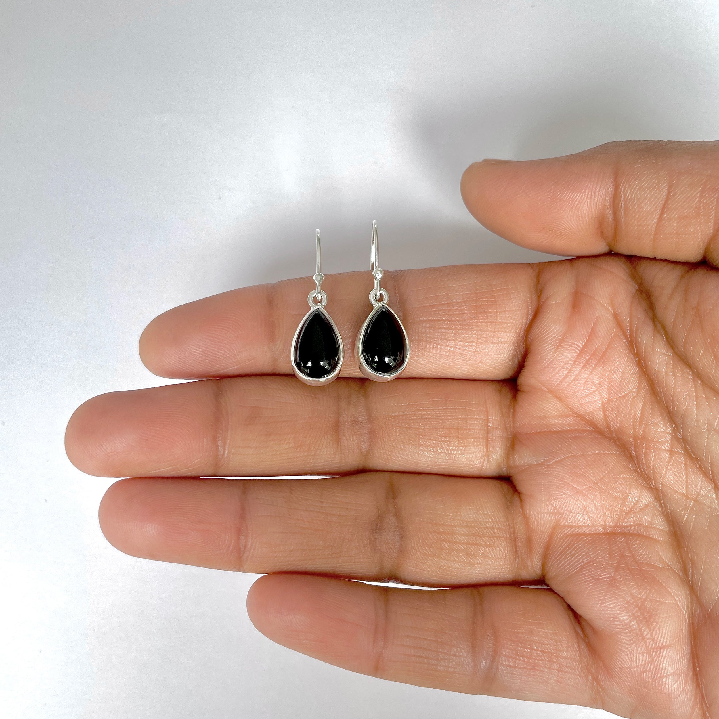 Black Onyx Earring-(BOX-3-49)