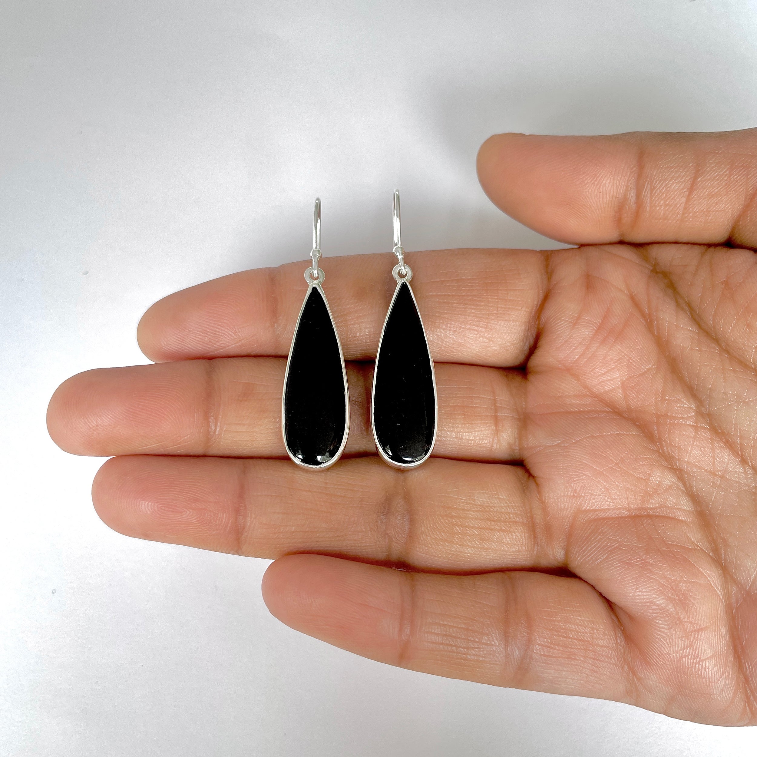 Black Onyx Earring-(BOX-3-55)