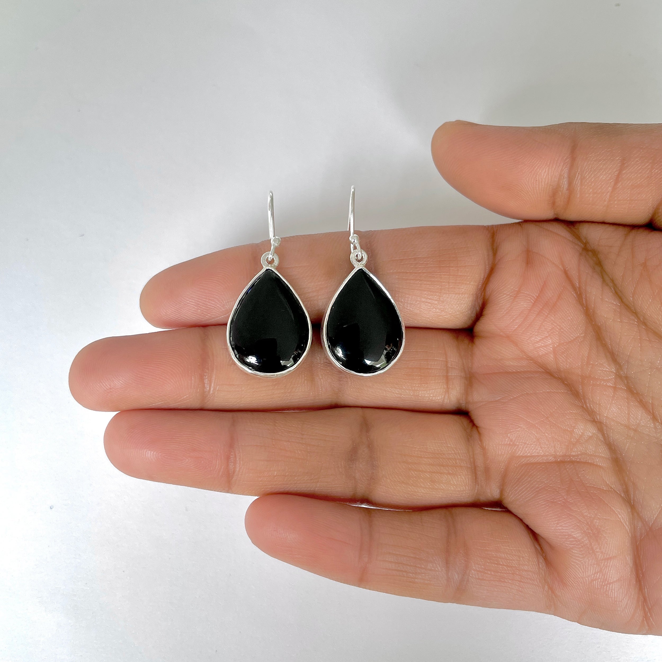 Black Onyx Earring-(BOX-3-56)