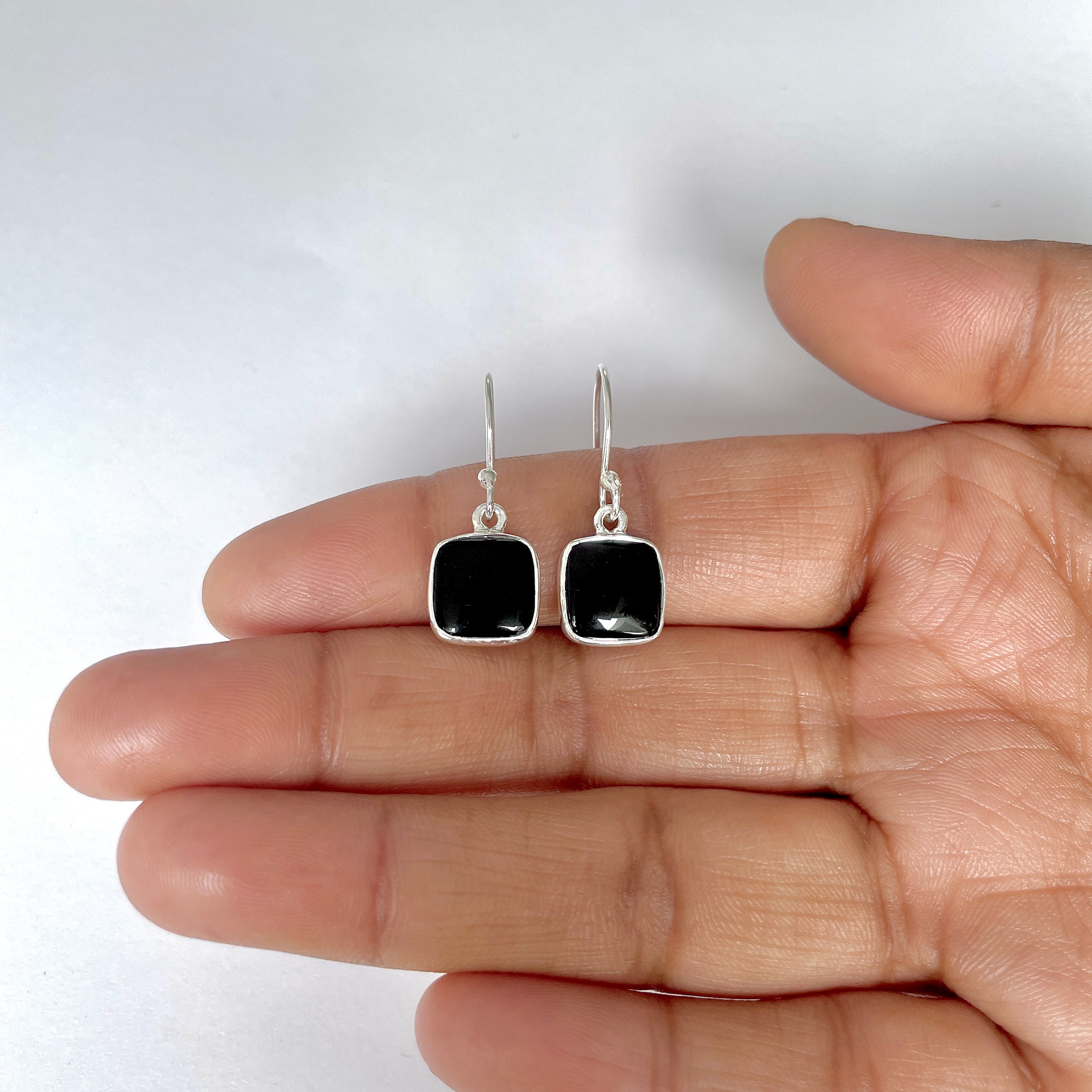 Black Onyx Earring-(BOX-3-6)