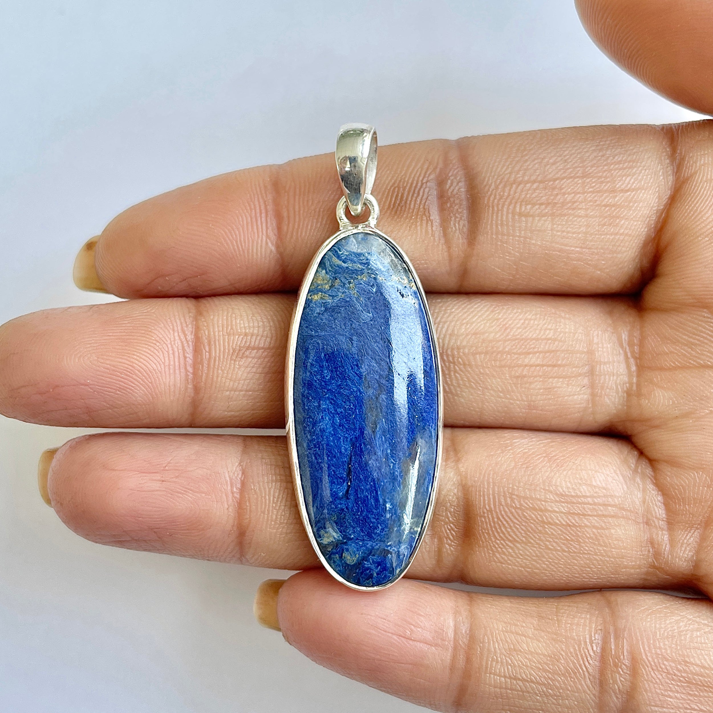 Blue Quartz Pendant-(BQZ-1-2)