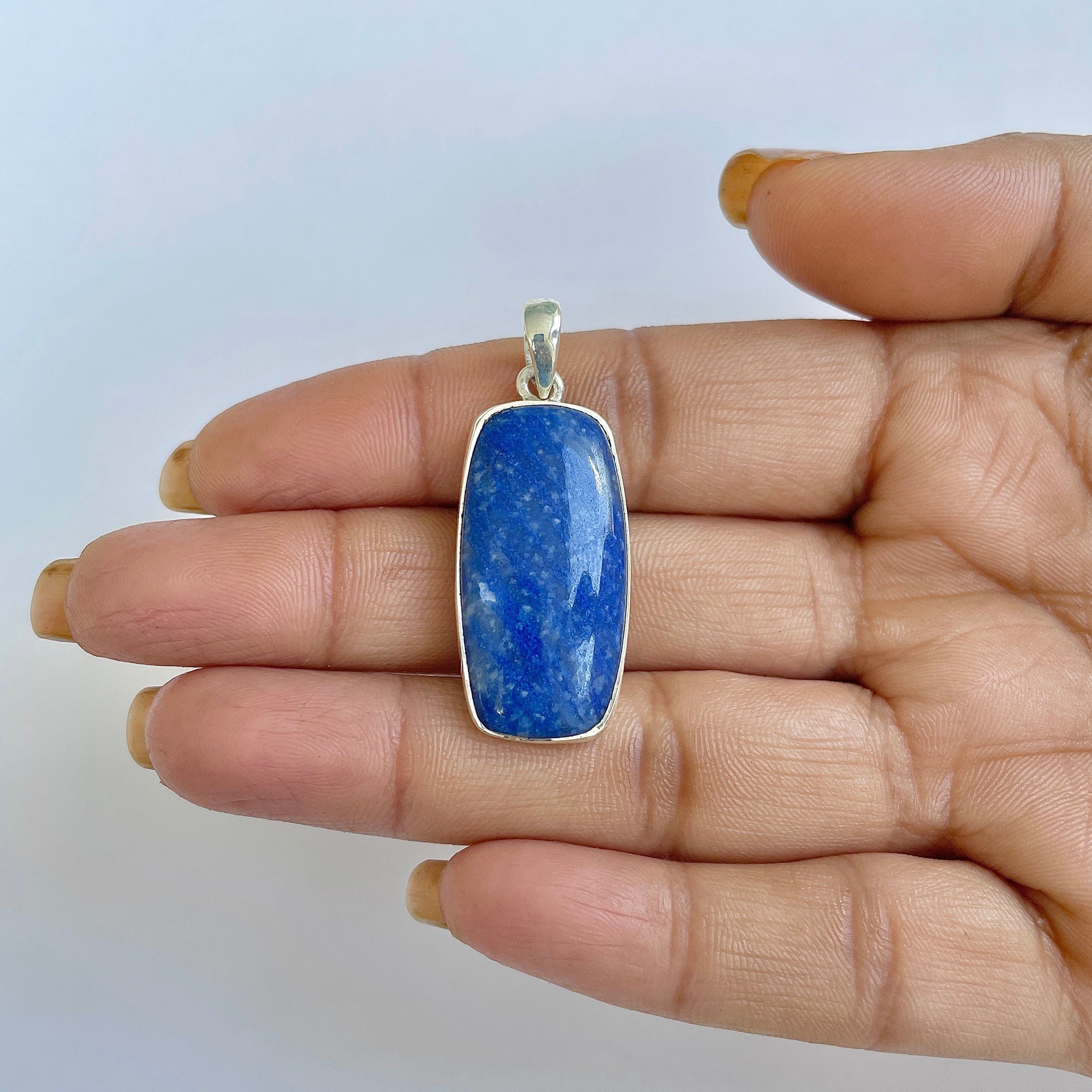 Blue Quartz Pendant-(BQZ-1-7)