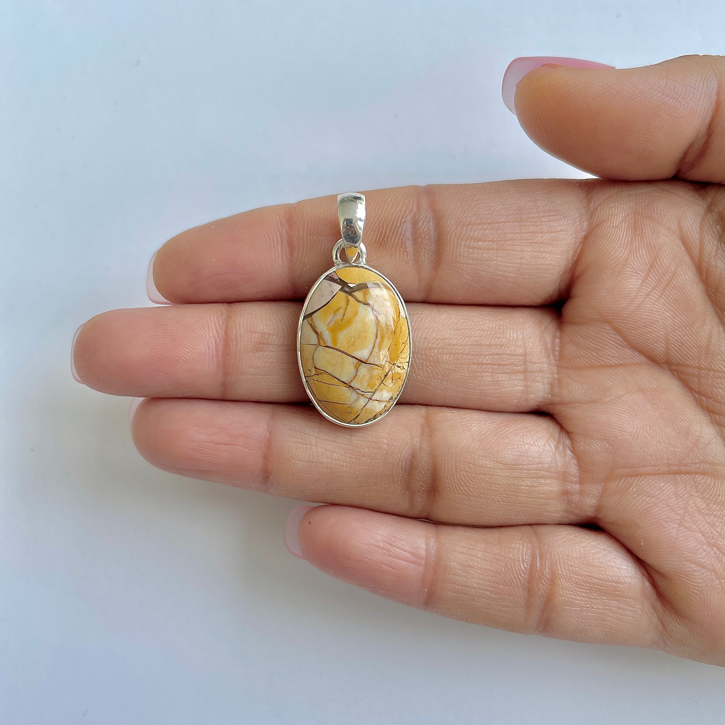 Brecciated Mookaite Pendant-(BRM-1-13)