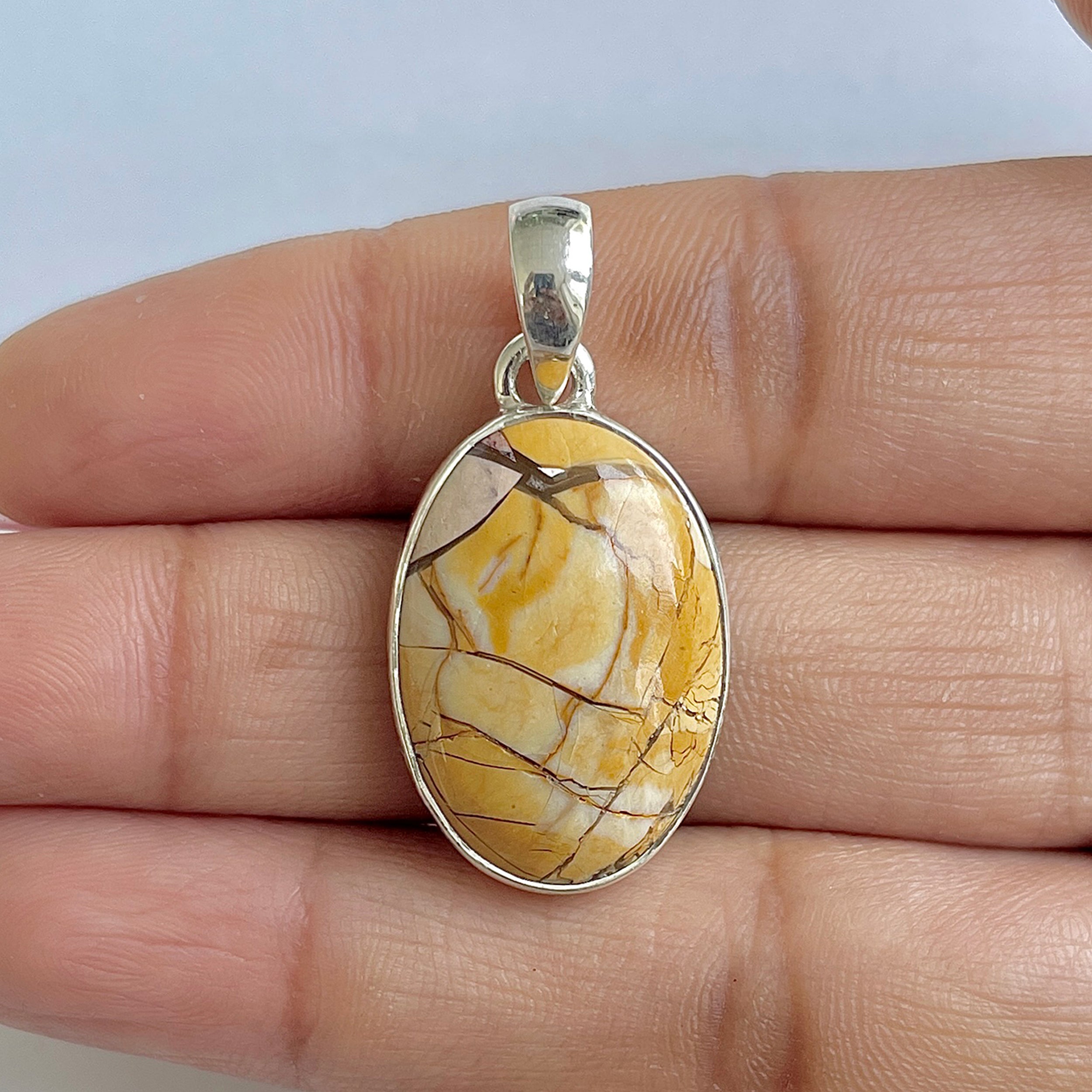 Brecciated Mookaite Pendant-(BRM-1-13)