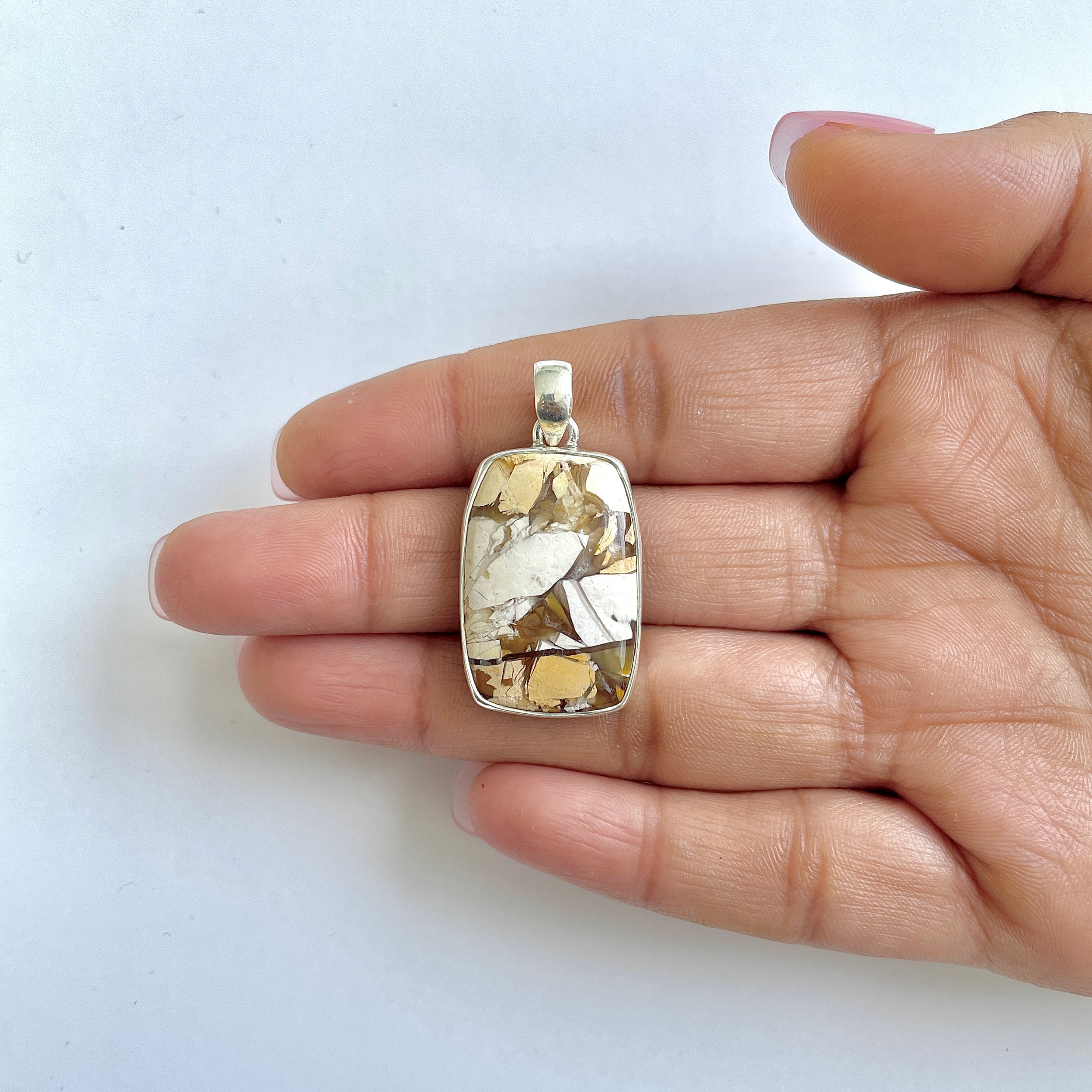 Brecciated Mookaite Pendant-(BRM-1-22)