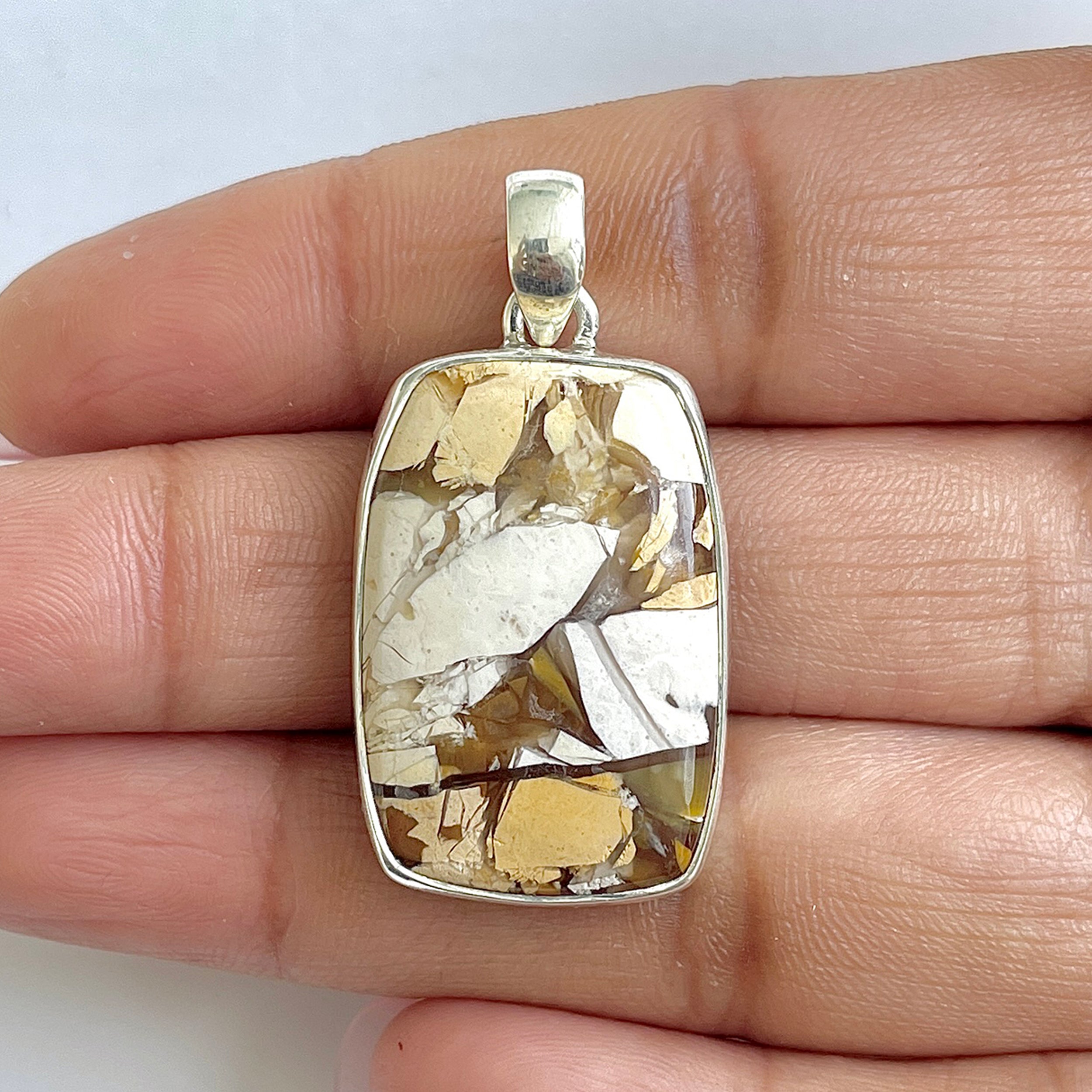 Brecciated Mookaite Pendant-(BRM-1-22)