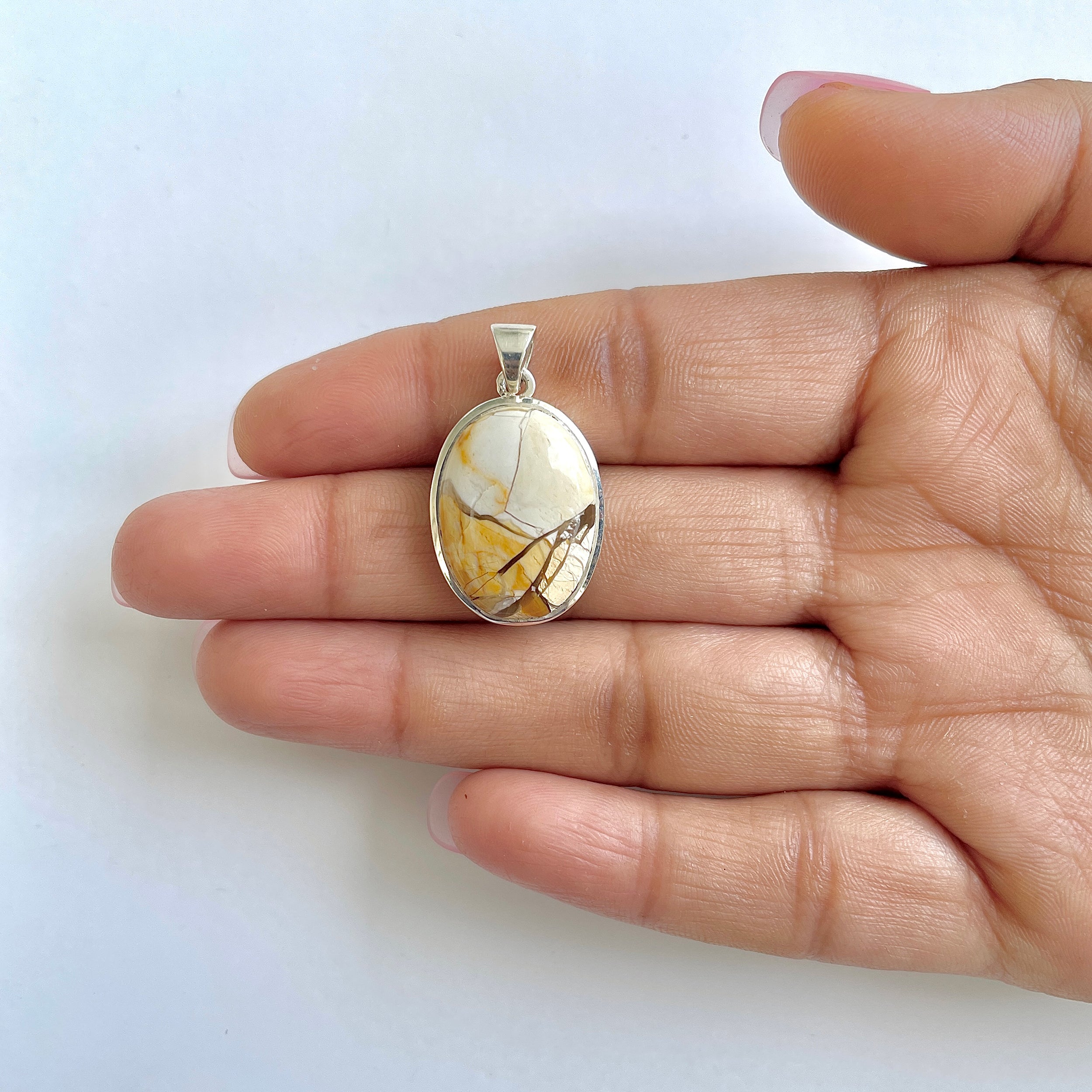 Brecciated Mookaite Pendant-(BRM-1-4)