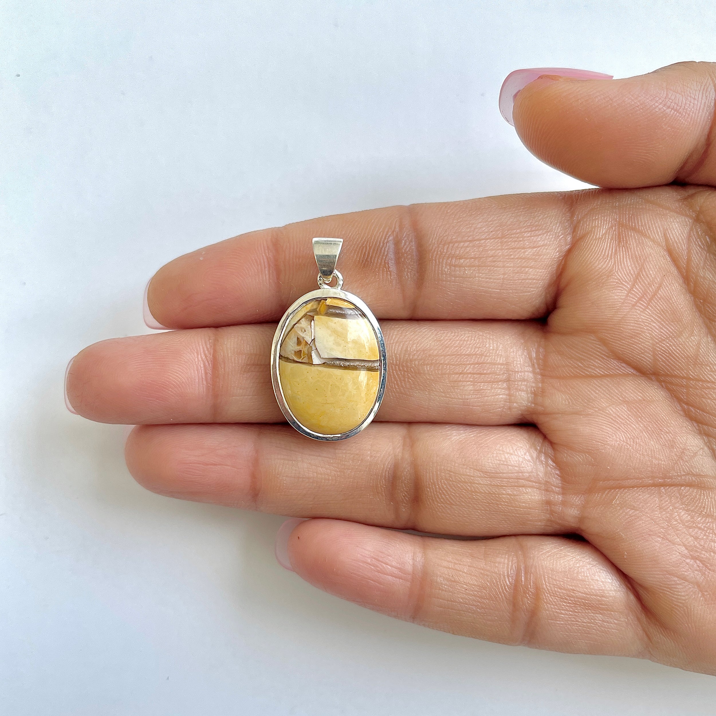 Brecciated Mookaite Pendant-(BRM-1-67)