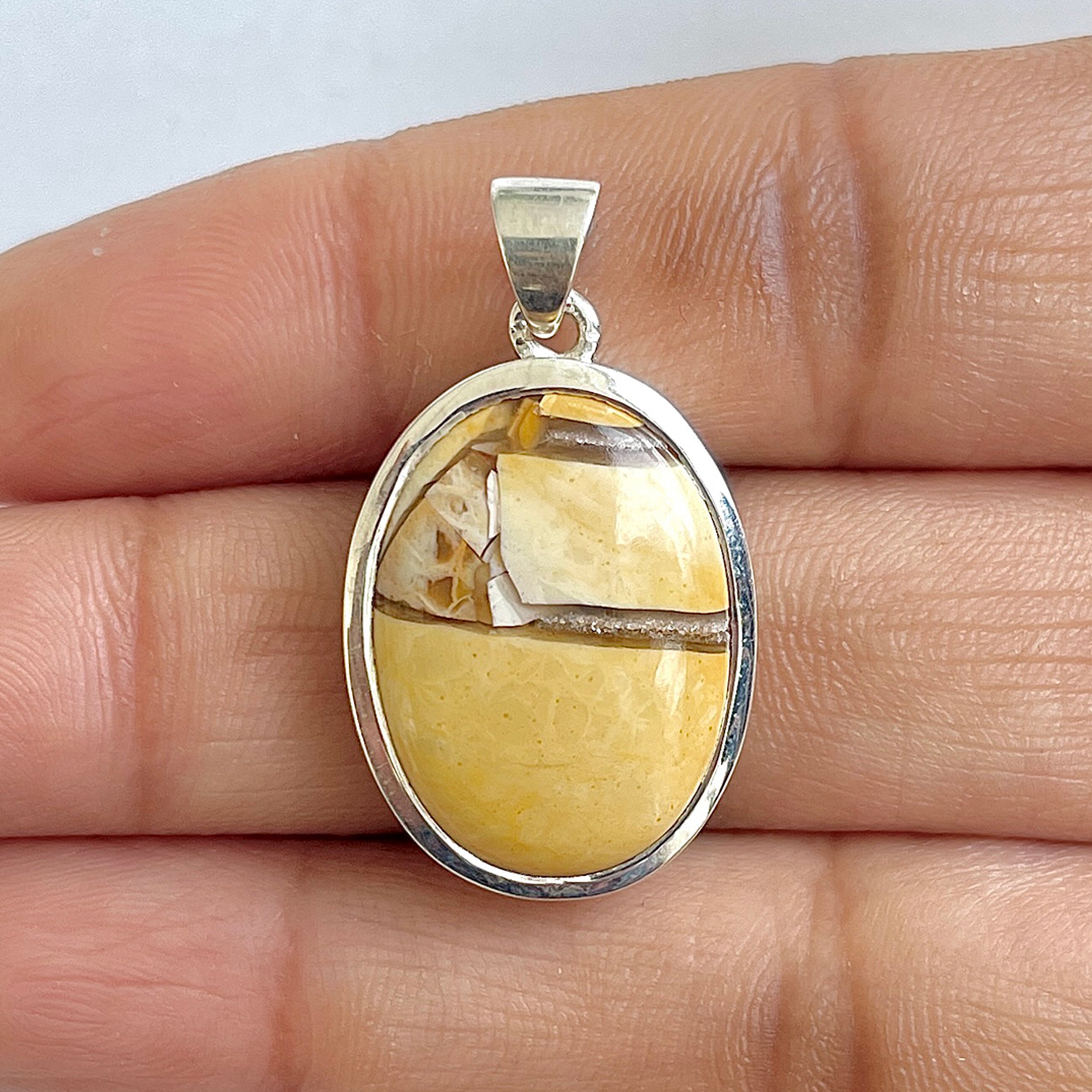 Brecciated Mookaite Pendant-(BRM-1-67)