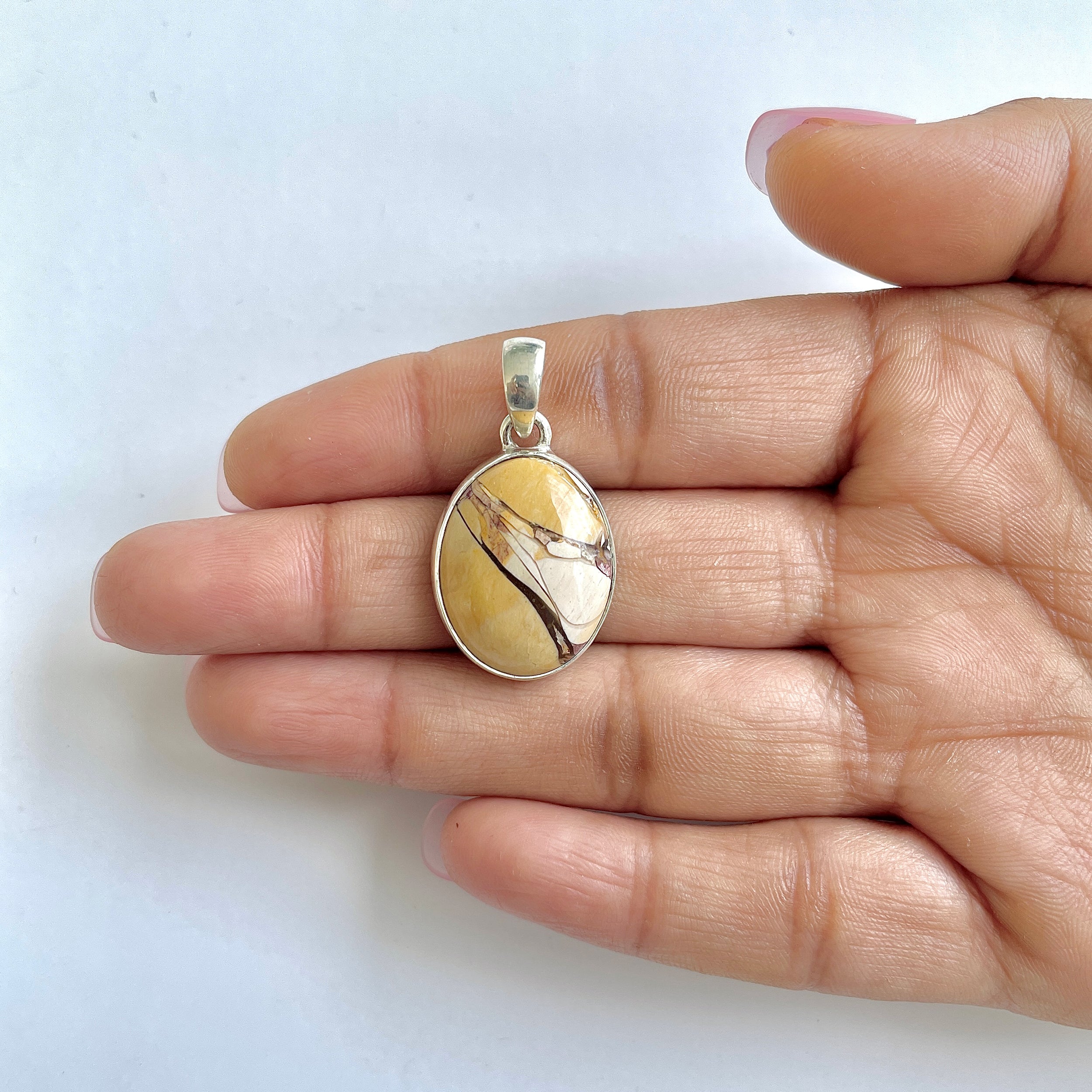 Brecciated Mookaite Pendant-(BRM-1-70)