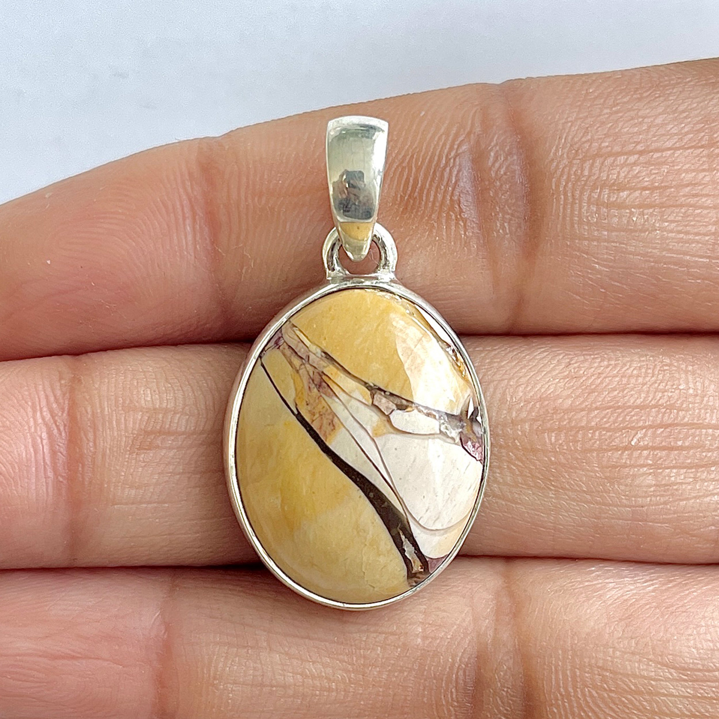 Brecciated Mookaite Pendant-(BRM-1-70)