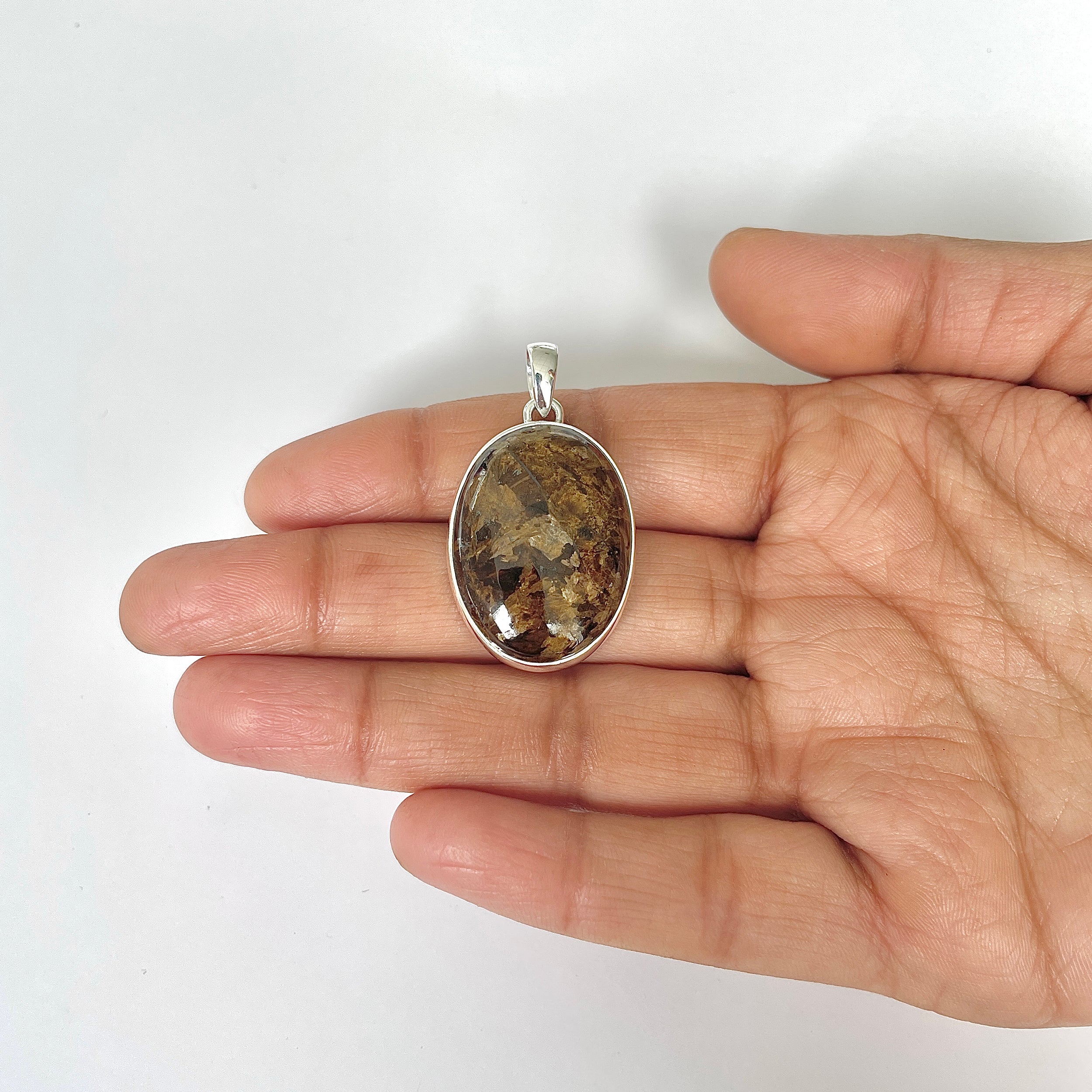 Bronzite Pendant-(BRZ-1-10)