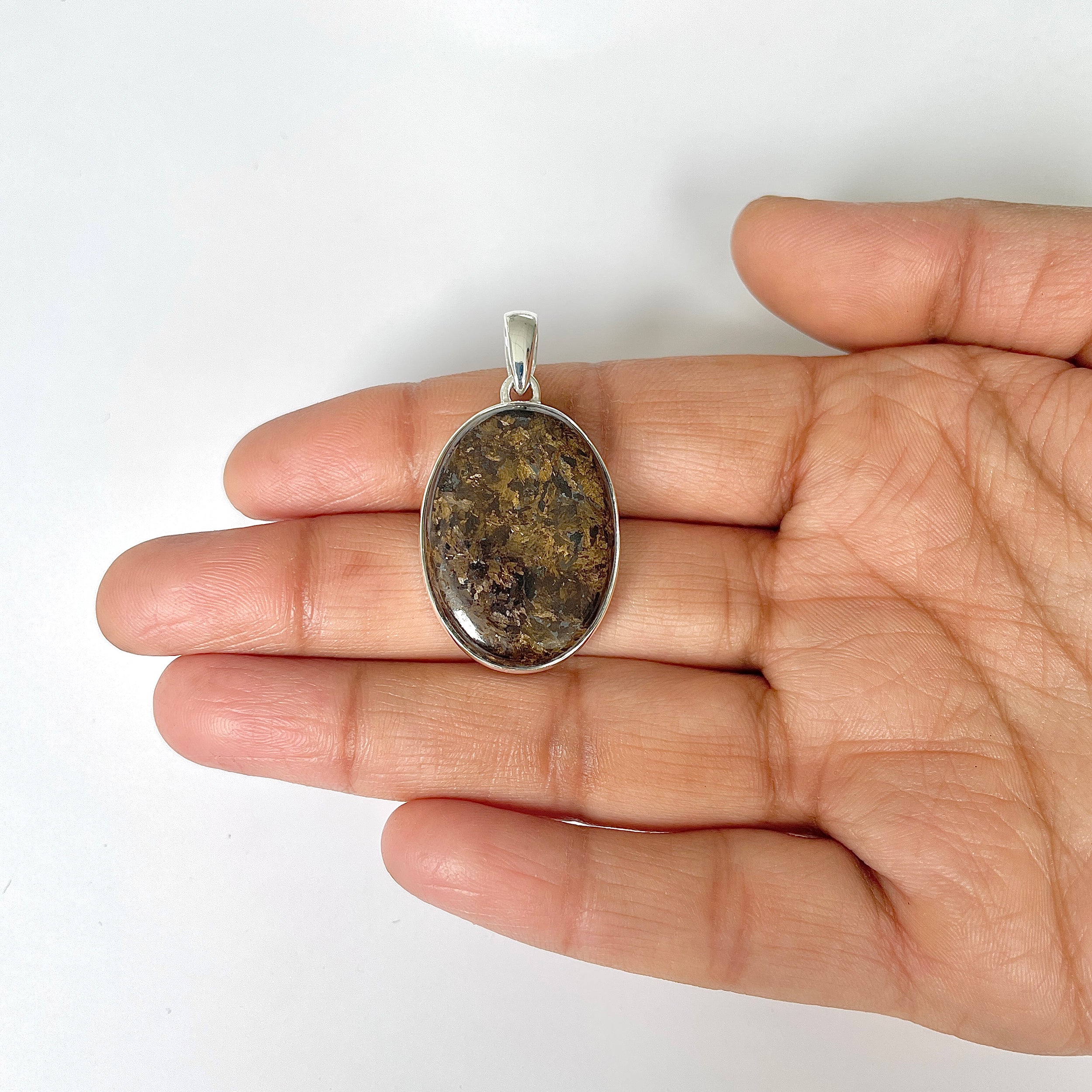Bronzite Pendant-(BRZ-1-11)