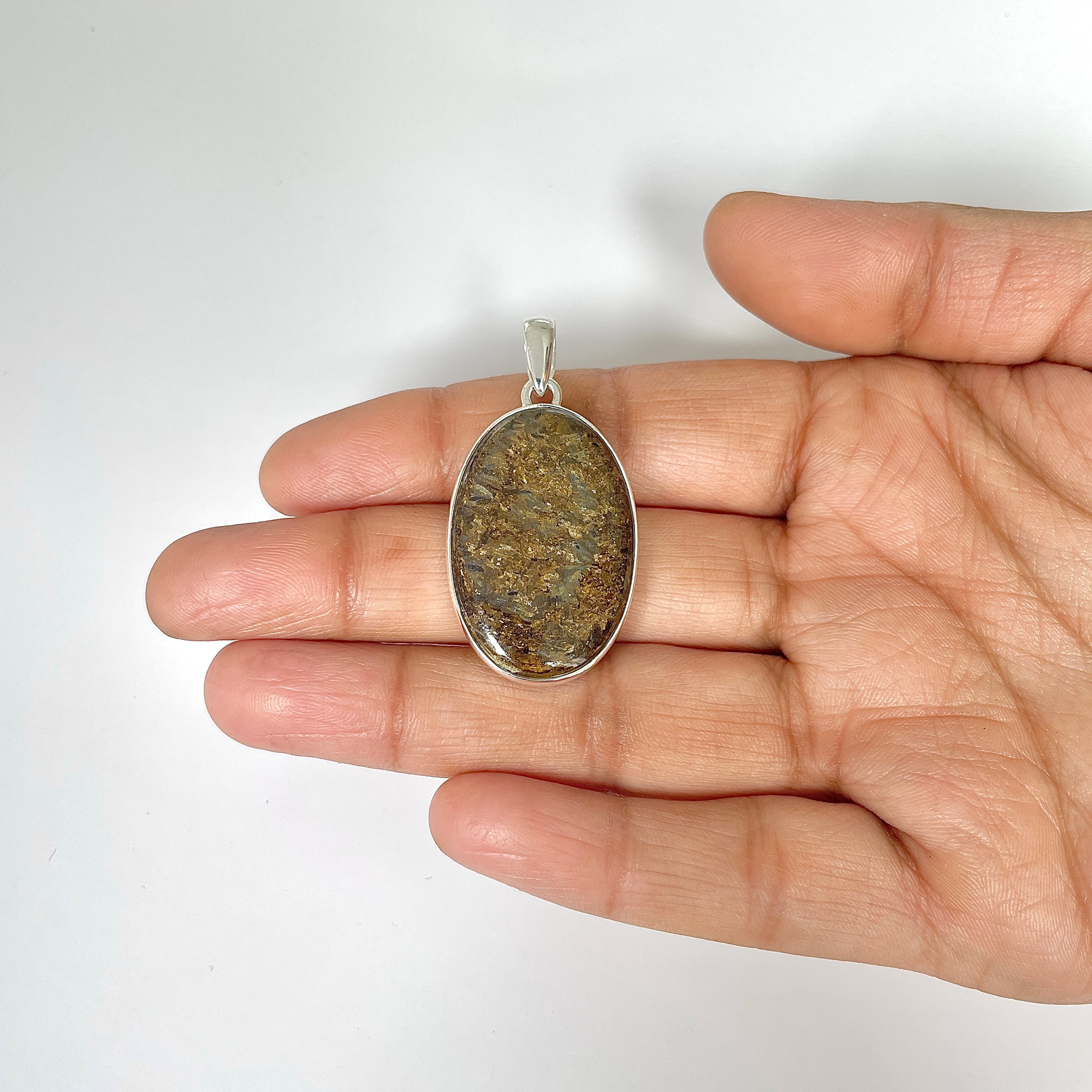 Bronzite Pendant-(BRZ-1-12)
