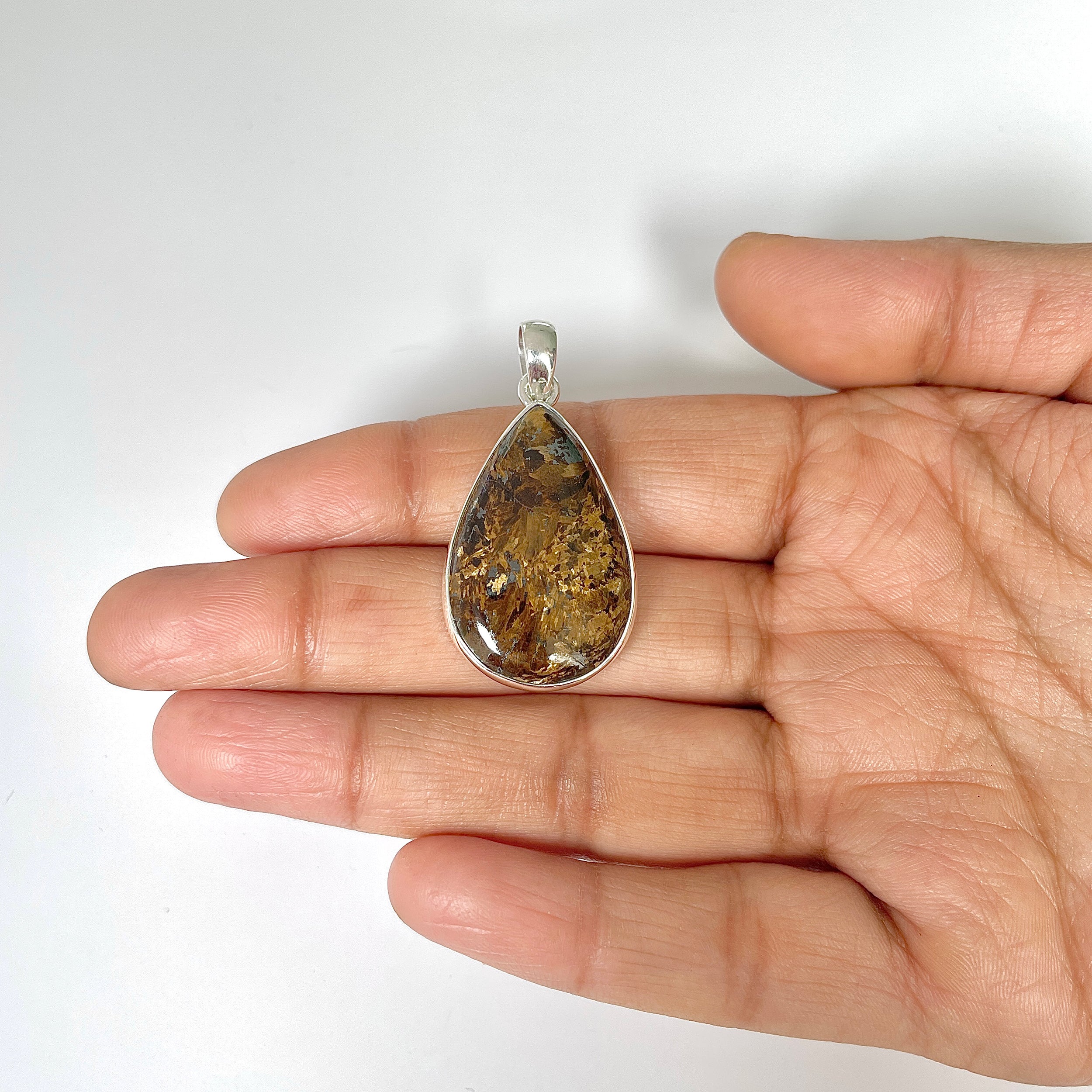 Bronzite Pendant-(BRZ-1-14)