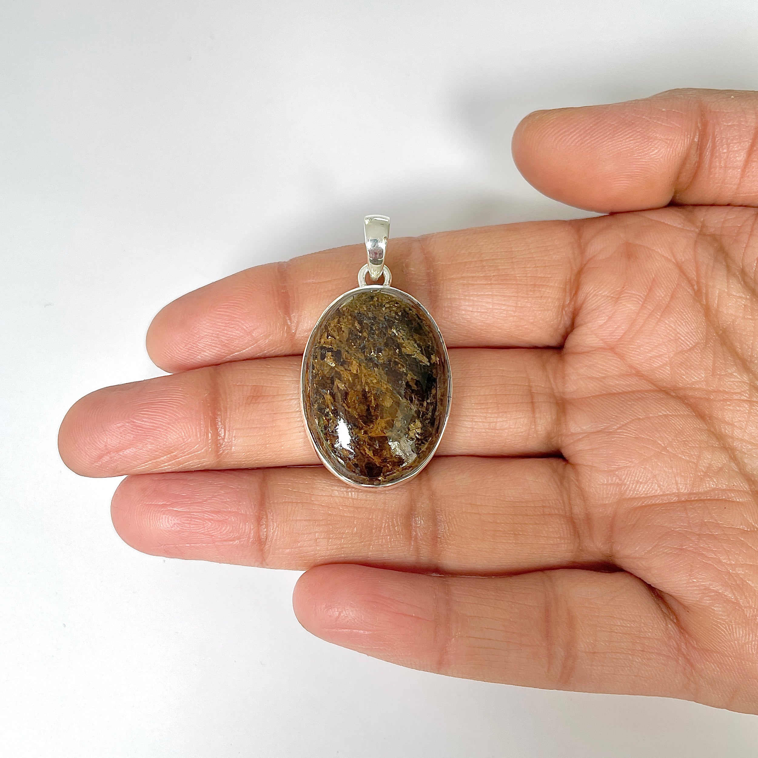 Bronzite Pendant-(BRZ-1-2)