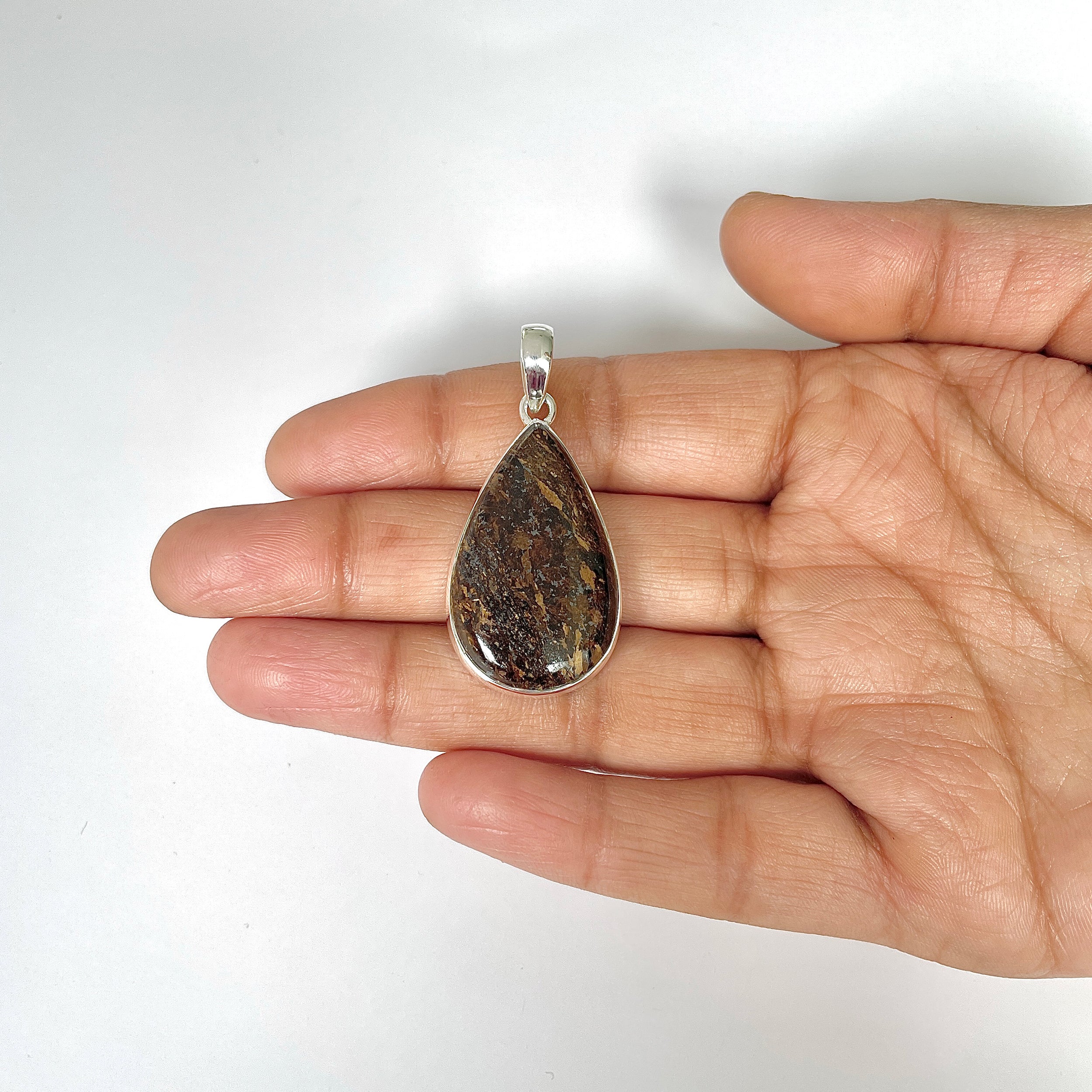 Bronzite Pendant-(BRZ-1-20)