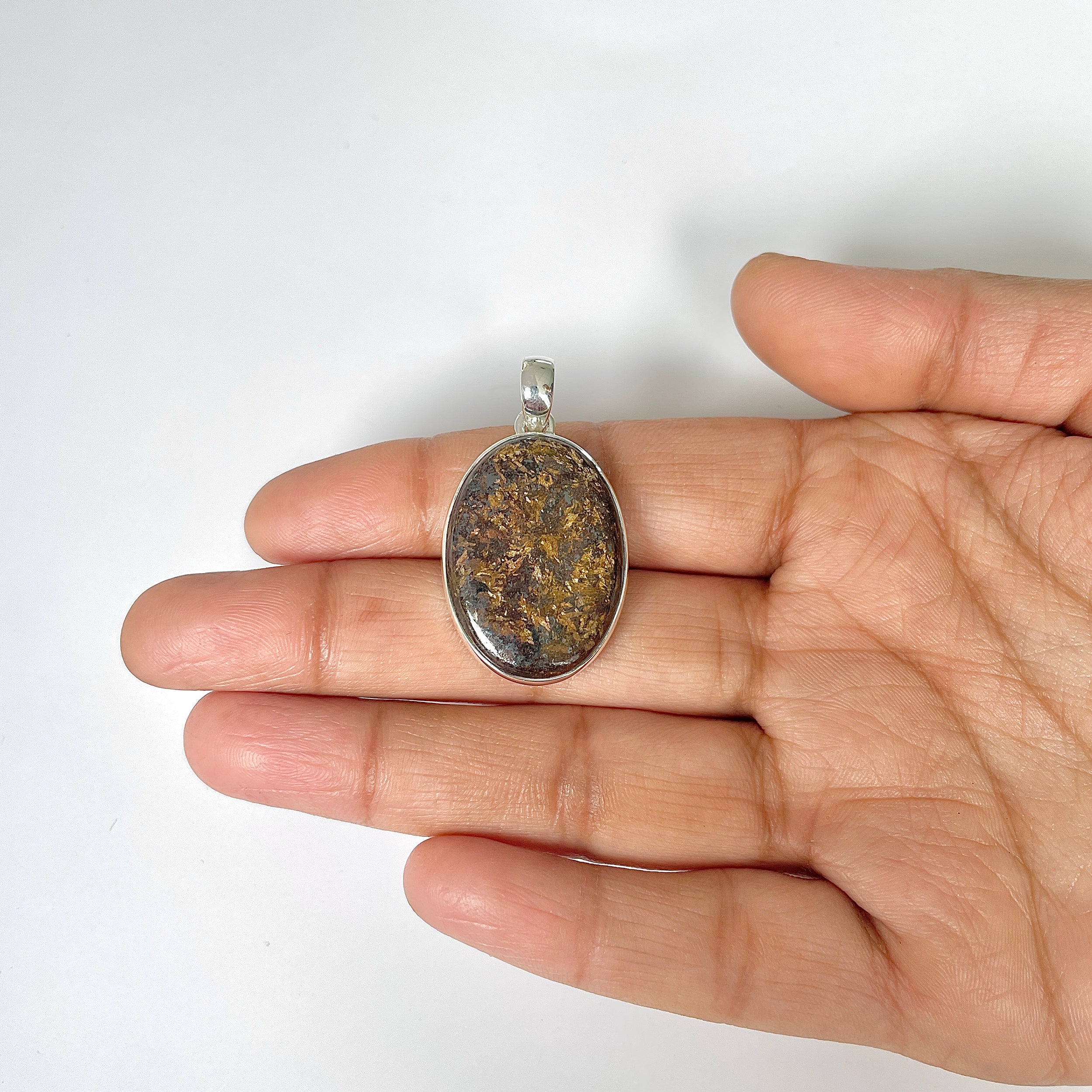 Bronzite Pendant-(BRZ-1-21)