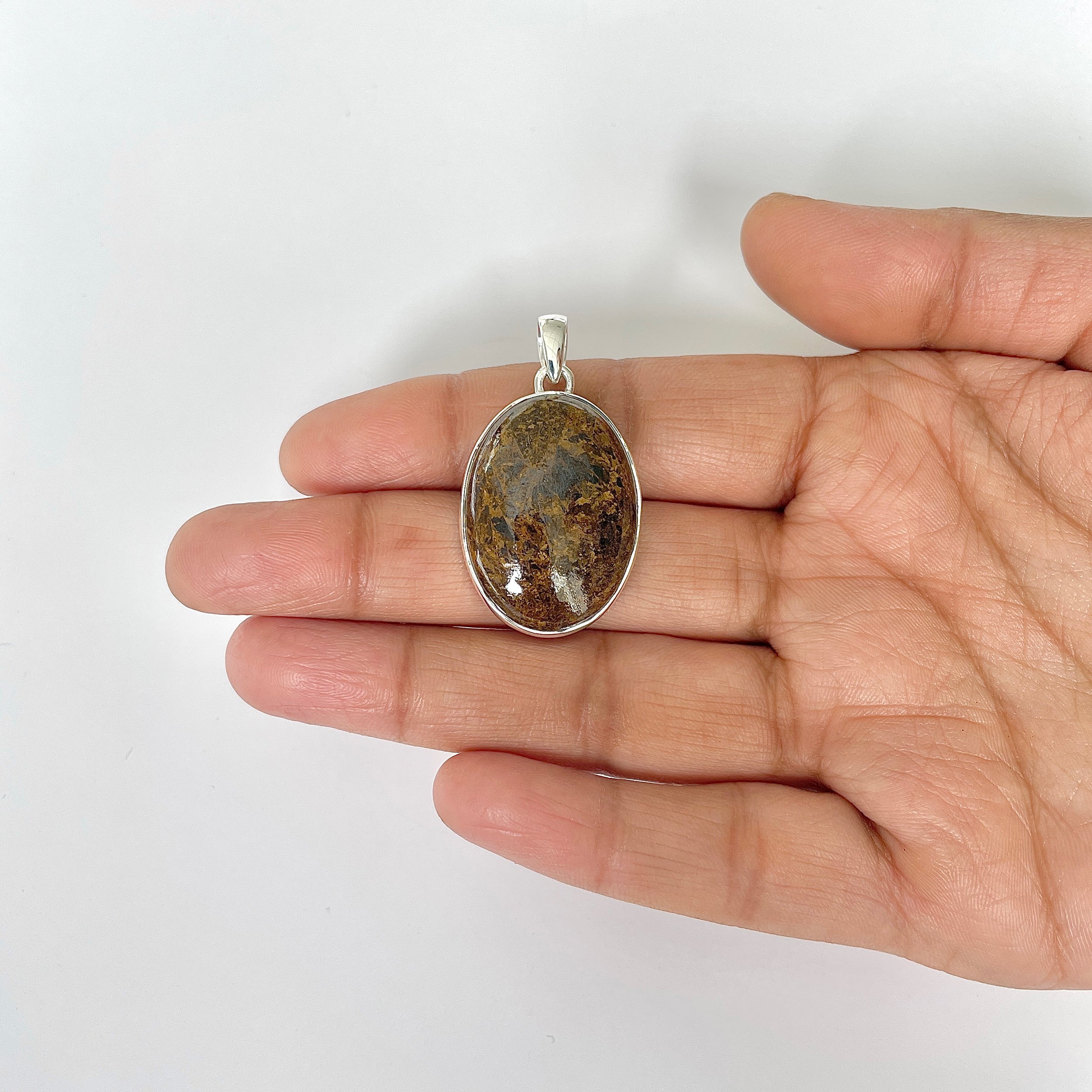Bronzite Pendant-(BRZ-1-22)
