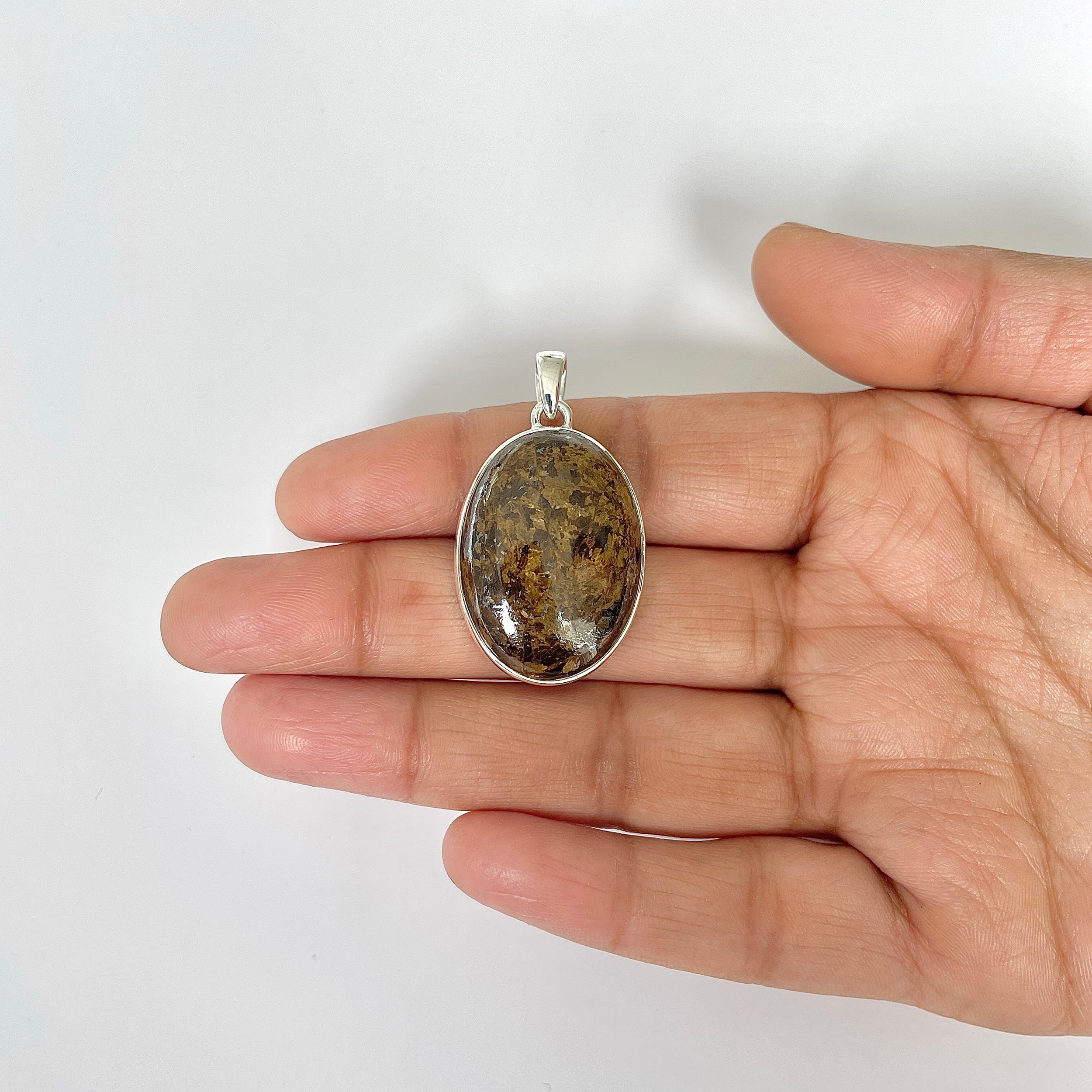 Bronzite Pendant-(BRZ-1-23)
