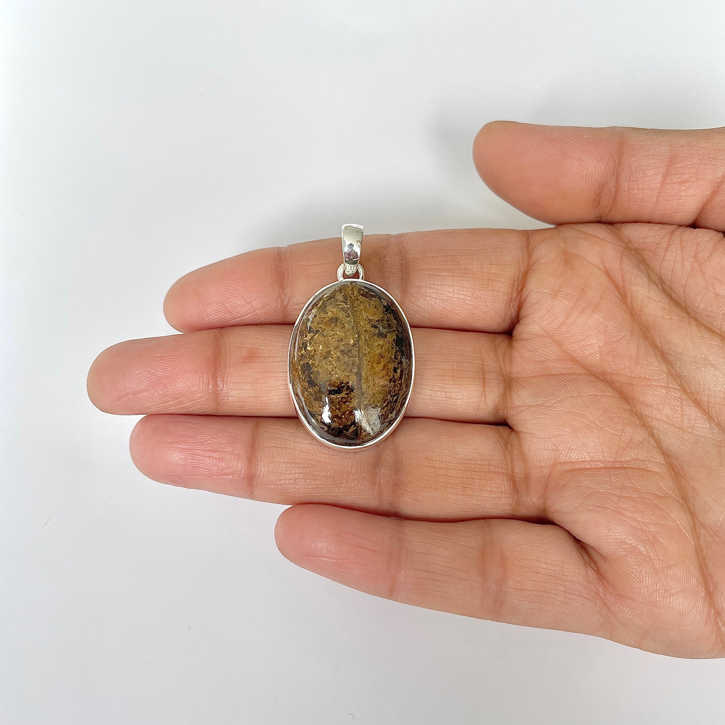 Bronzite Pendant-(BRZ-1-24)