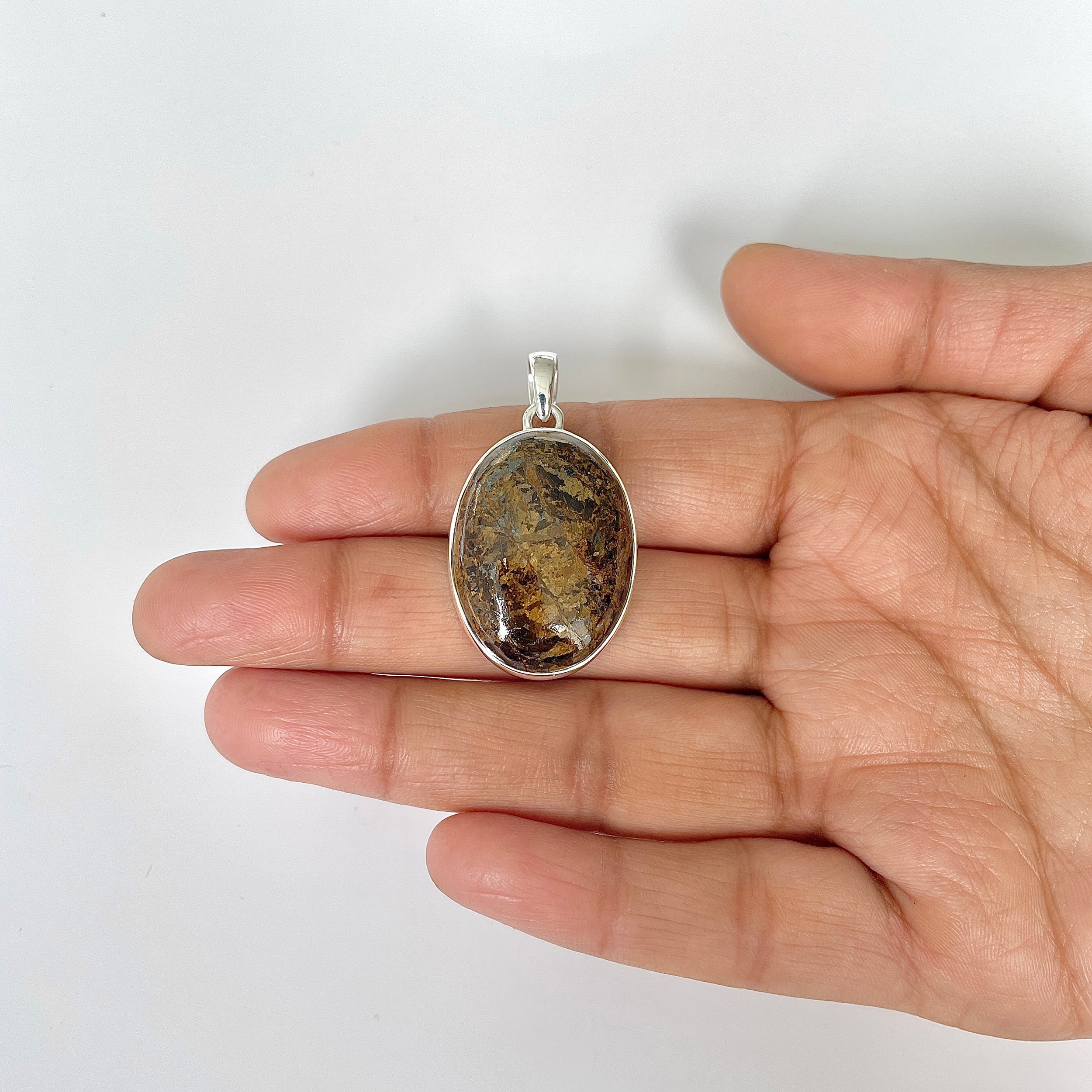 Bronzite Pendant-(BRZ-1-26)