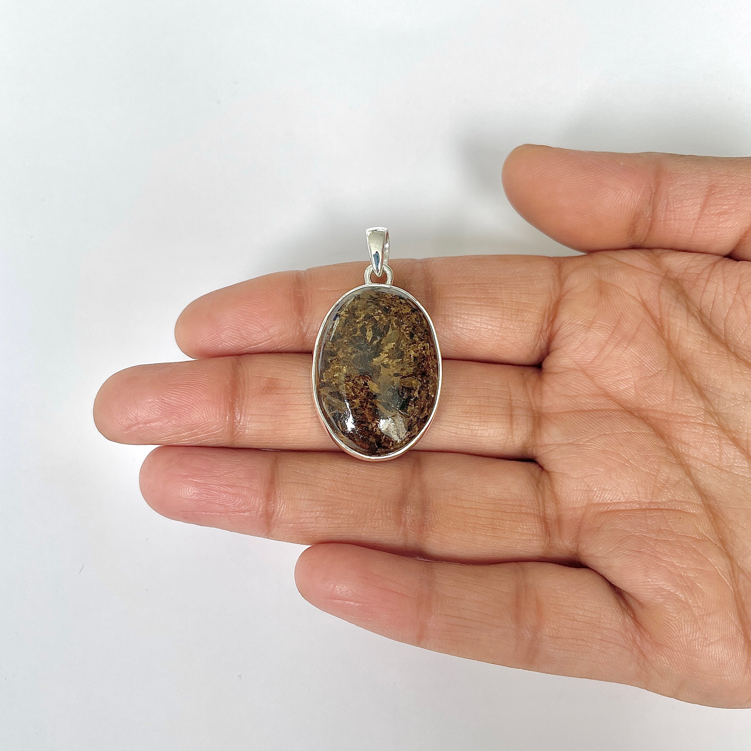 Bronzite Pendant-(BRZ-1-27)