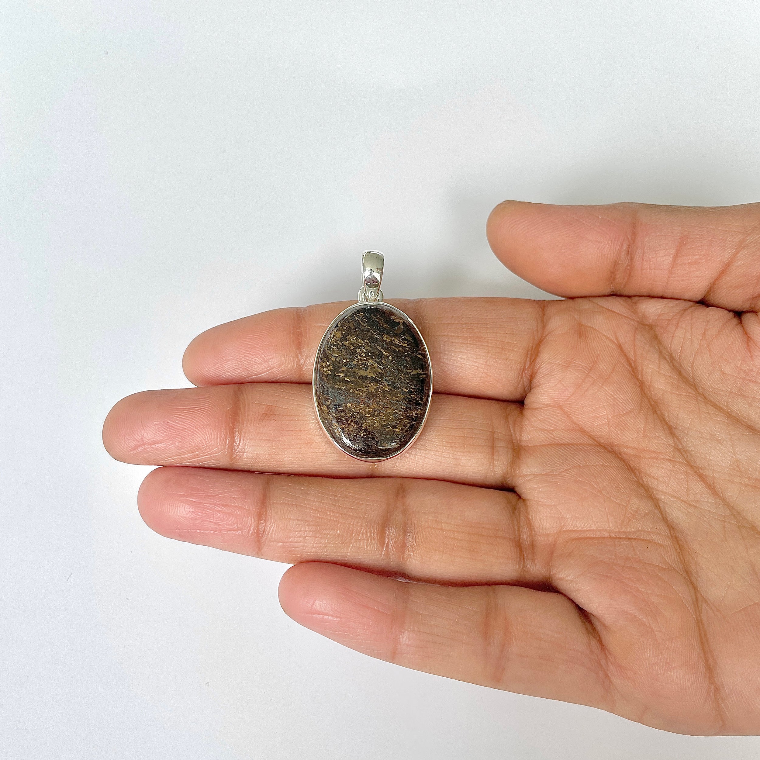 Bronzite Pendant-(BRZ-1-30)