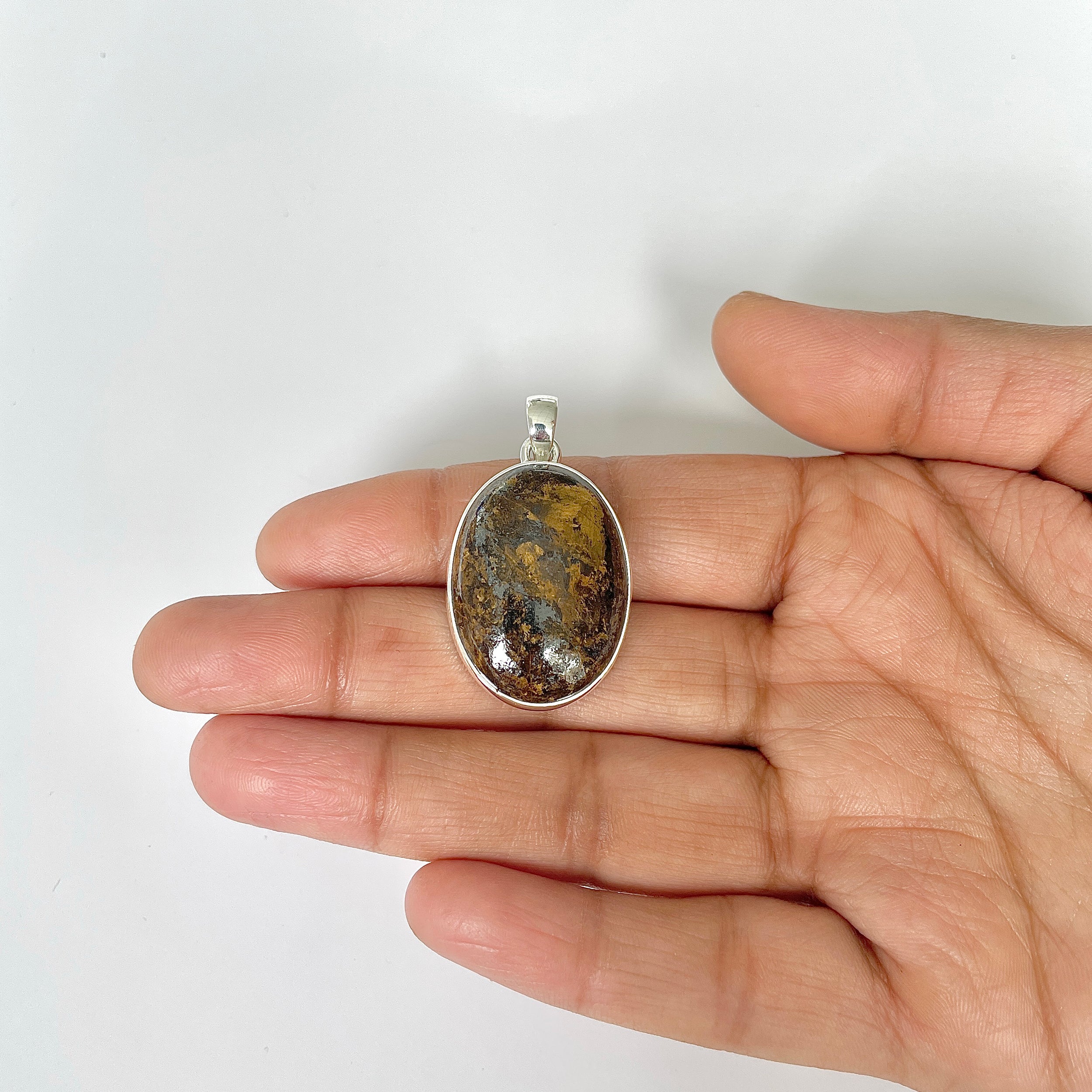 Bronzite Pendant-(BRZ-1-35)