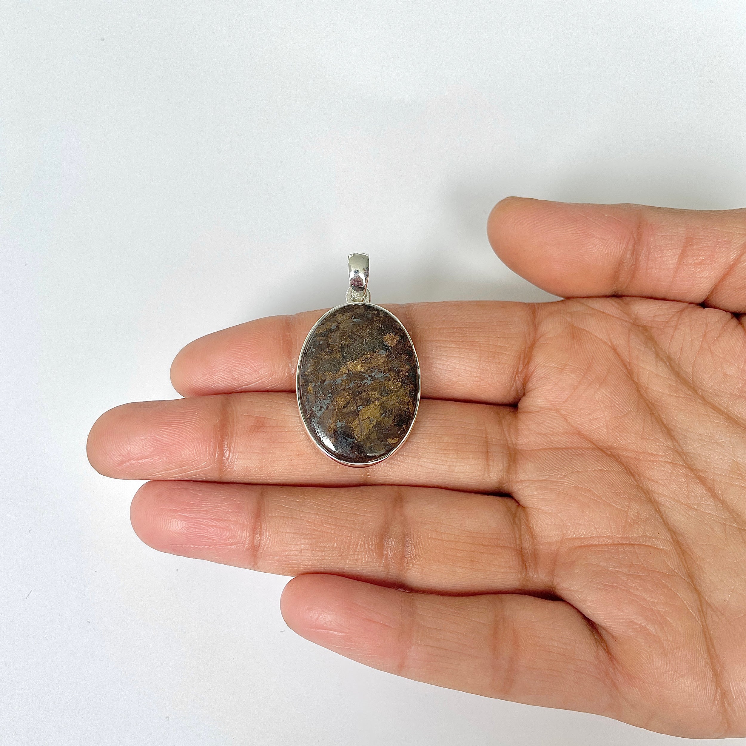 Bronzite Pendant-(BRZ-1-40)