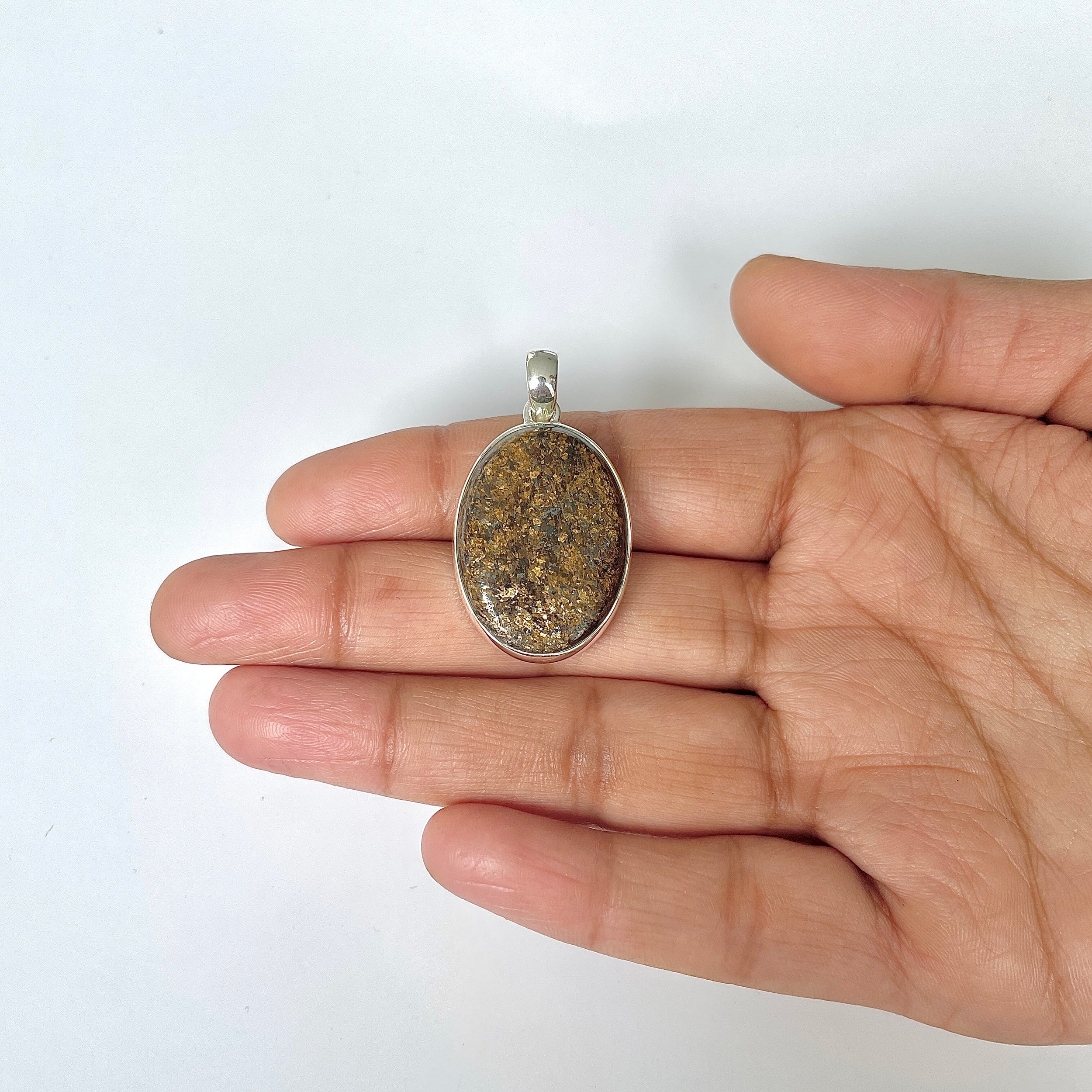 Bronzite Pendant-(BRZ-1-41)